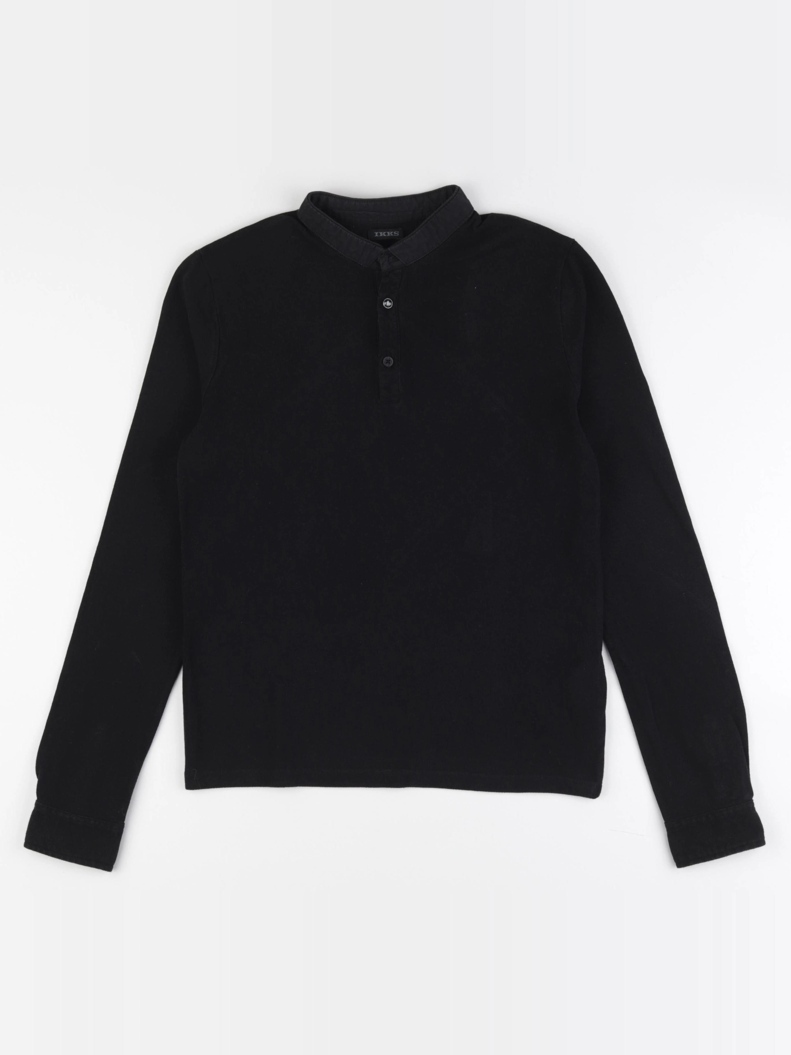 IKKS - polo imprimé au dos noir - 12 ans