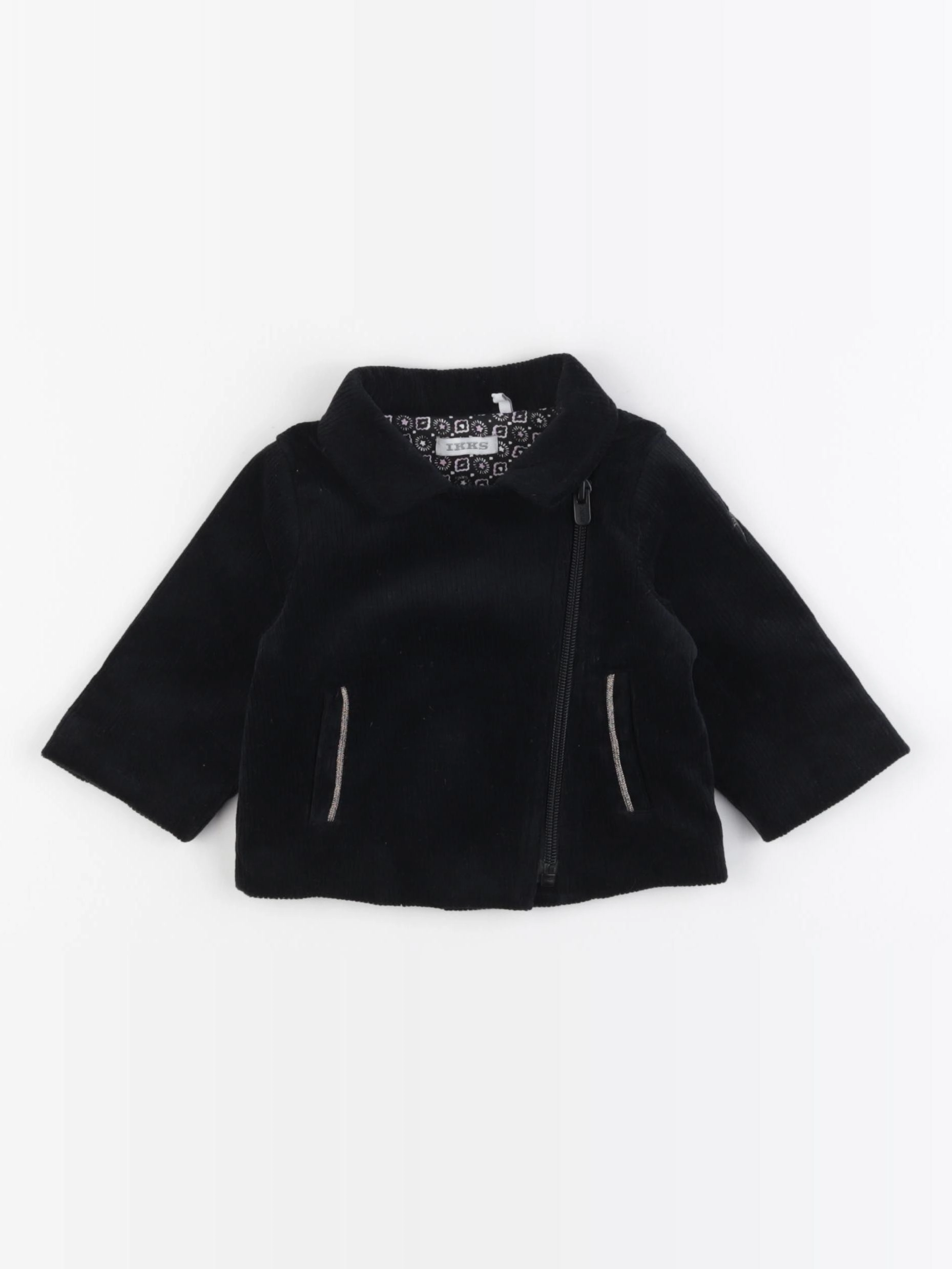 IKKS - veste noir - 6 mois