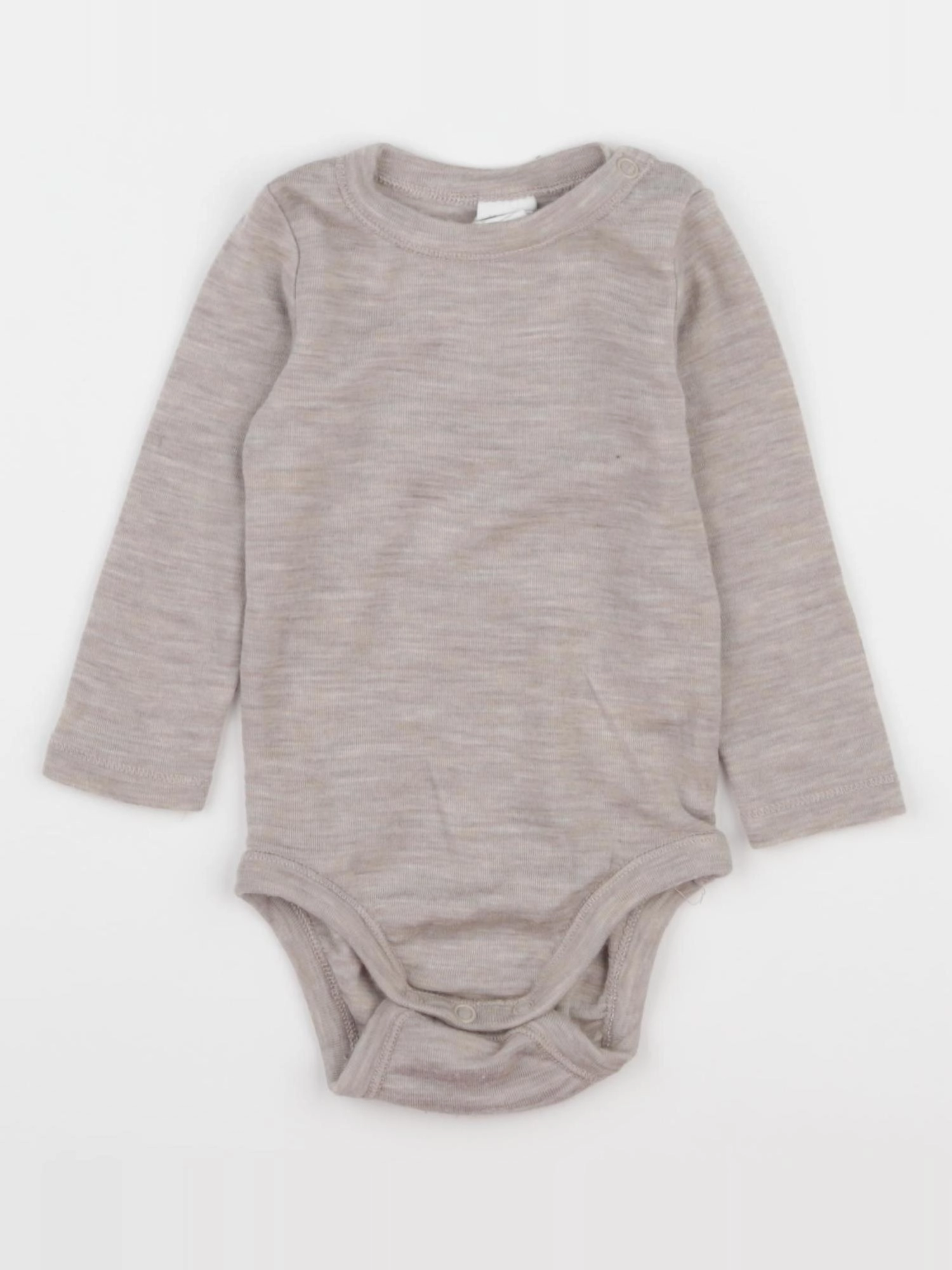 H&M - body beige - 4/6 mois