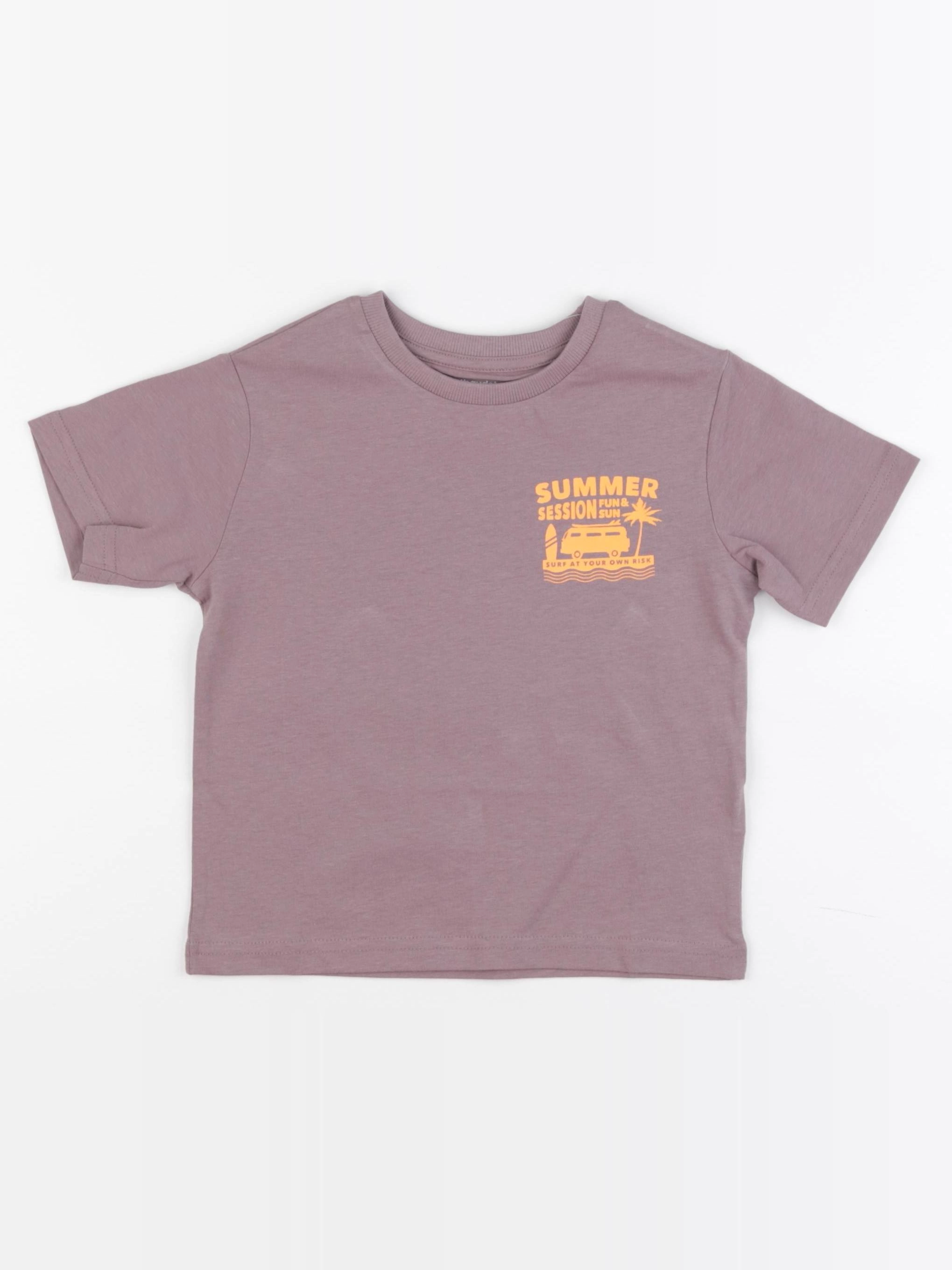 Vertbaudet - tee-shirt violet - 4 ans