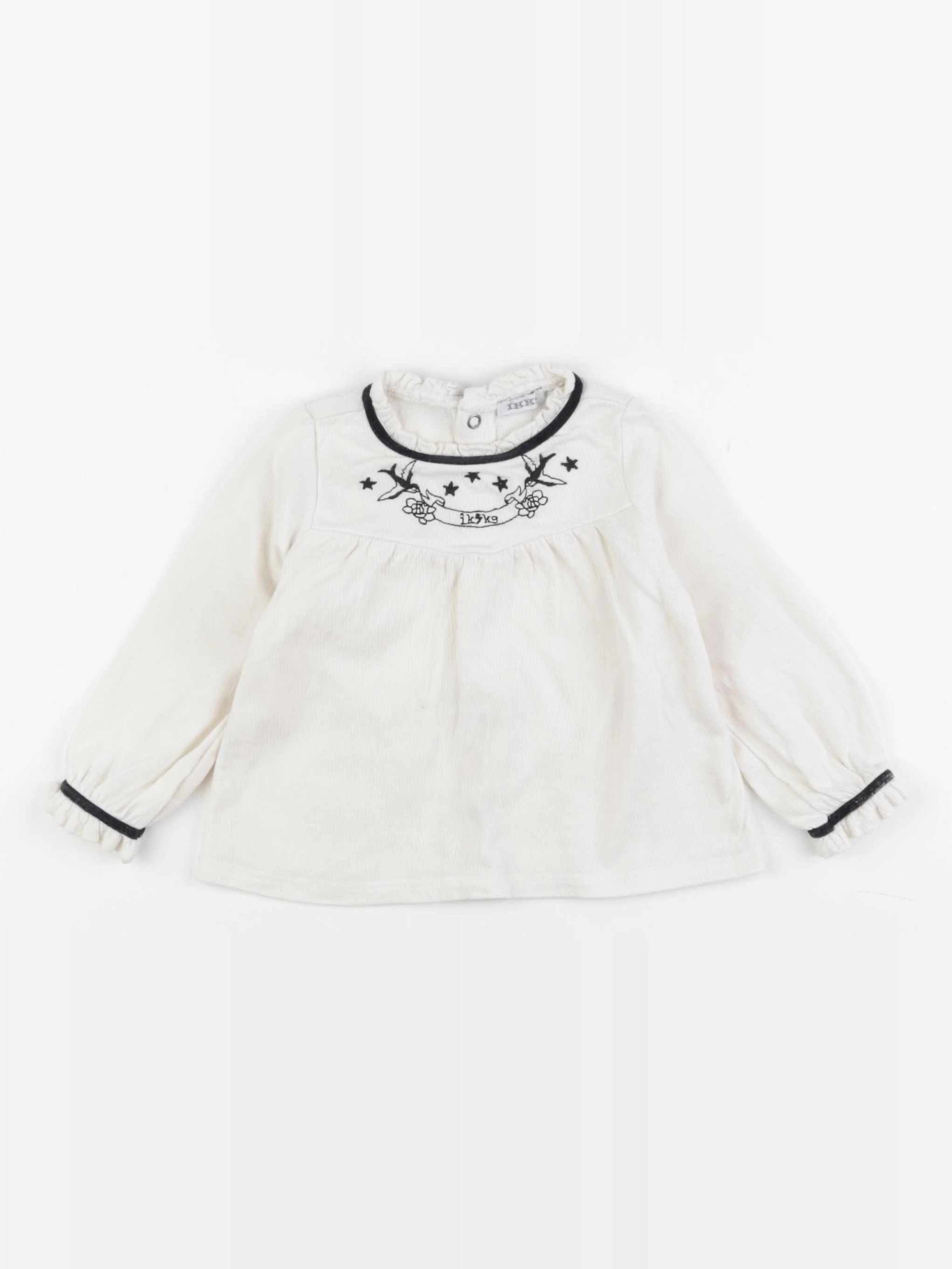 IKKS - tee-shirt blanc - 12 mois