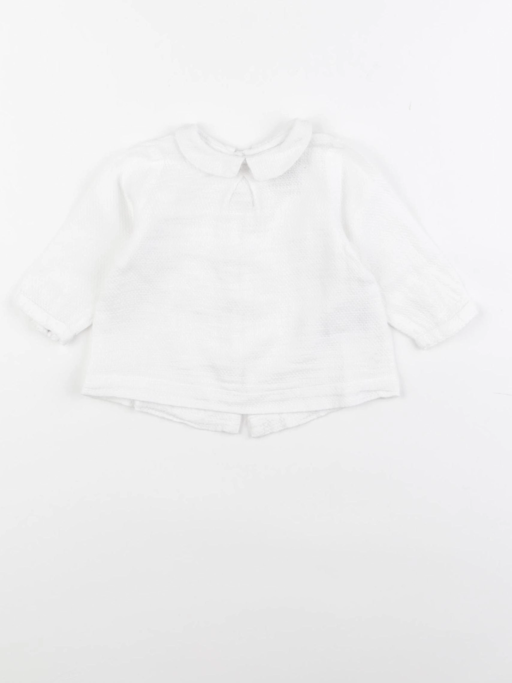 Cyrillus - blouse blanc - 3 mois