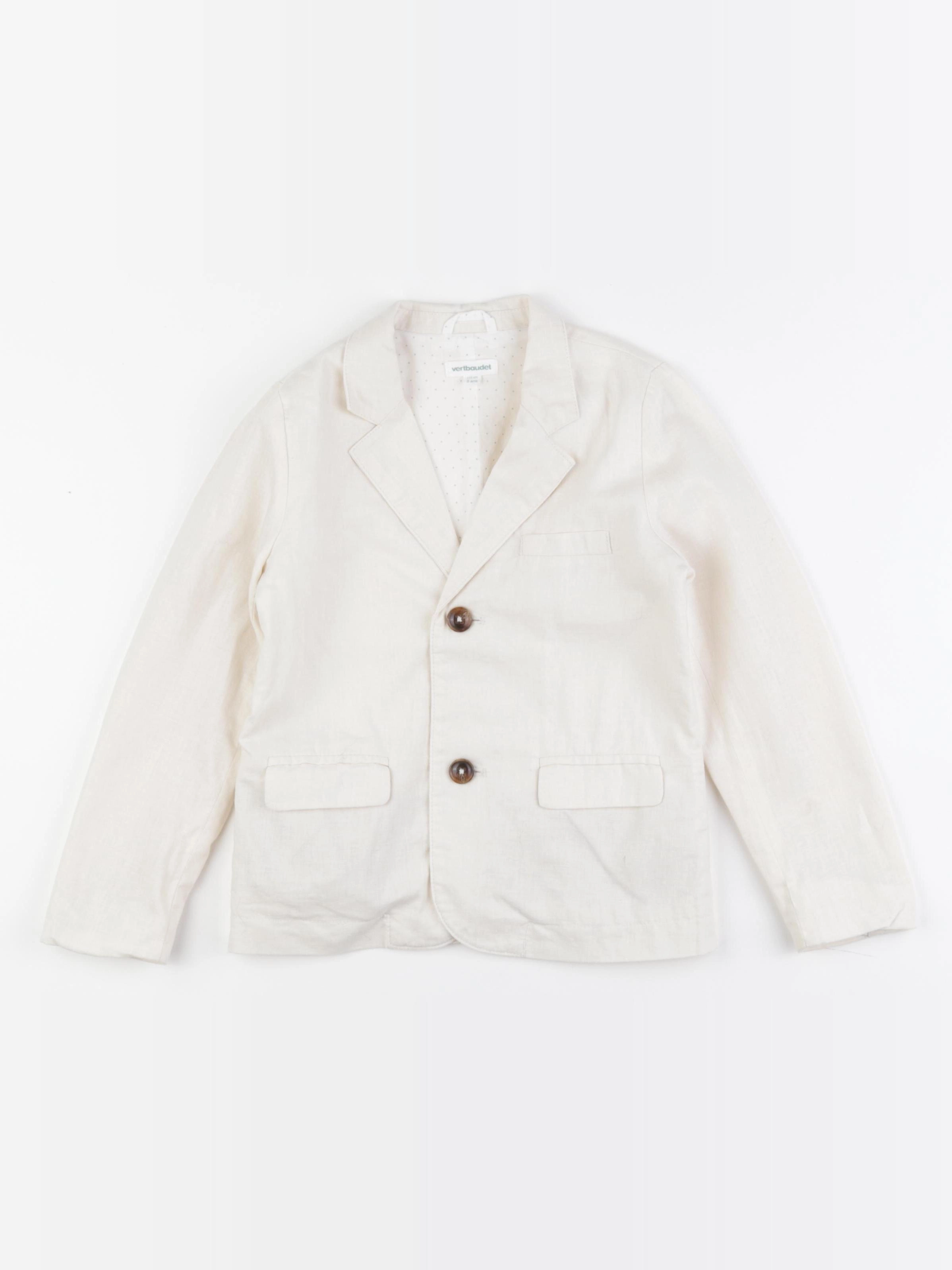 Vertbaudet - veste blanc - 5 ans