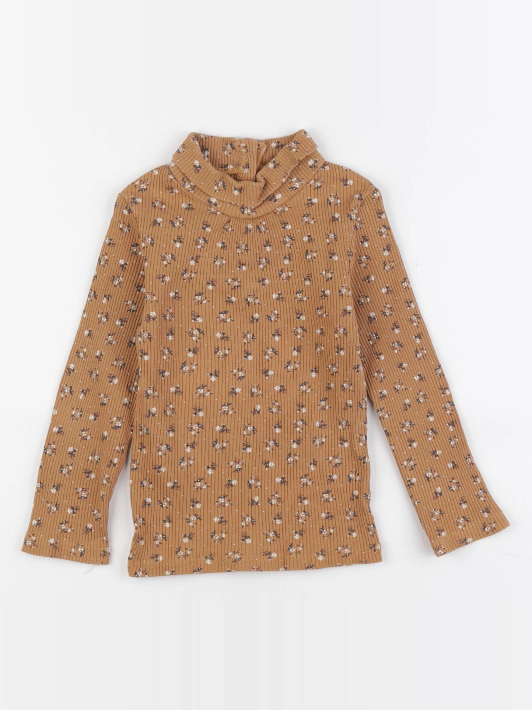 Vertbaudet - sous-pull marron - 3 ans