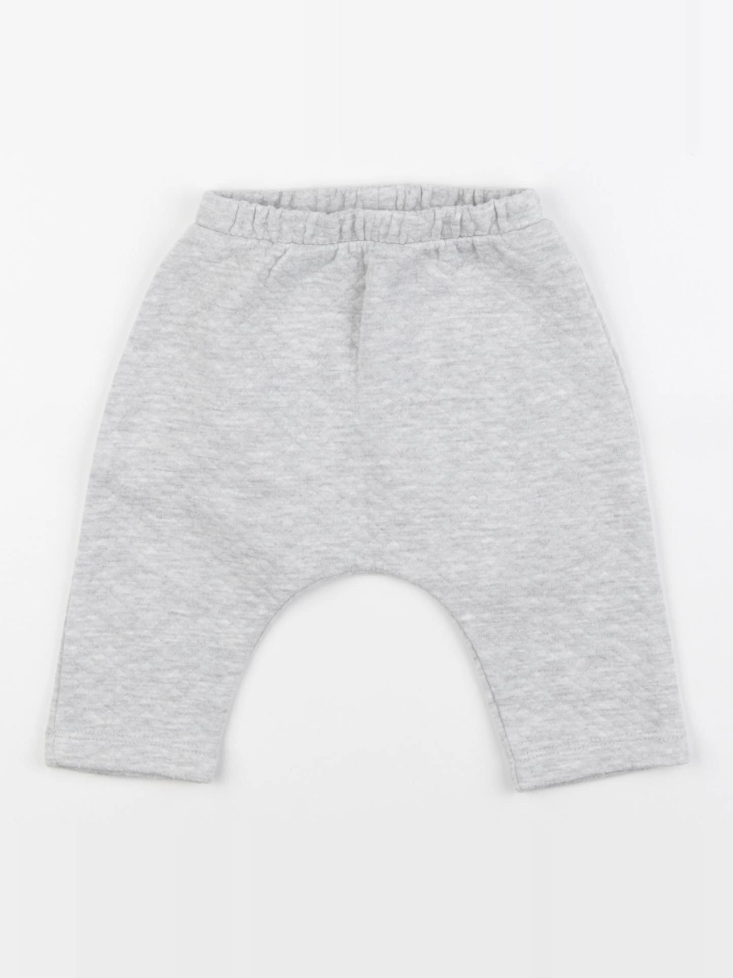 Vertbaudet - sarouel gris - 6 mois
