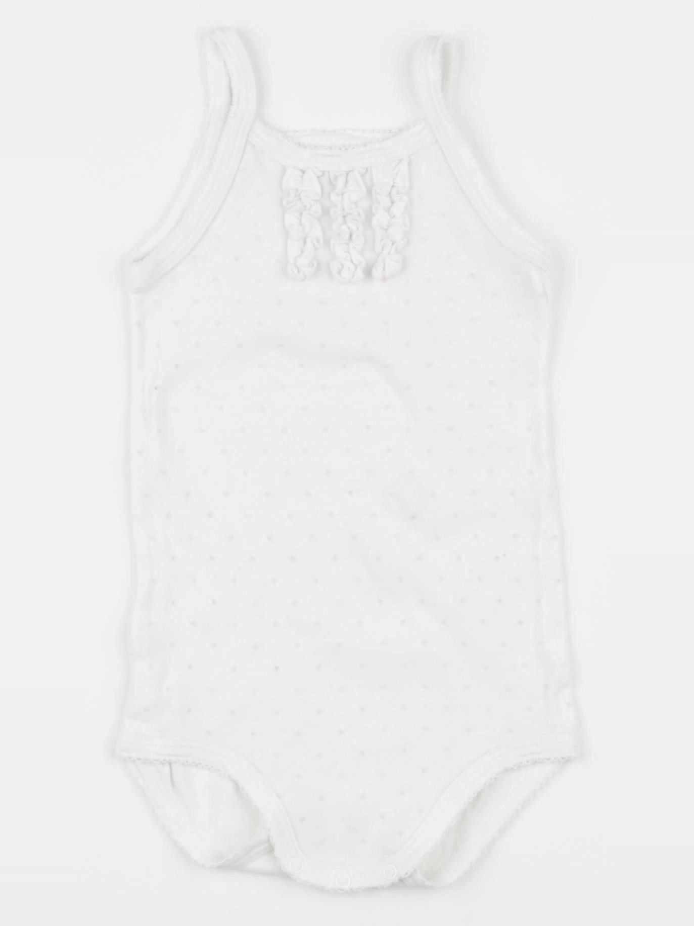 Petit Bateau - body blanc - 24 mois