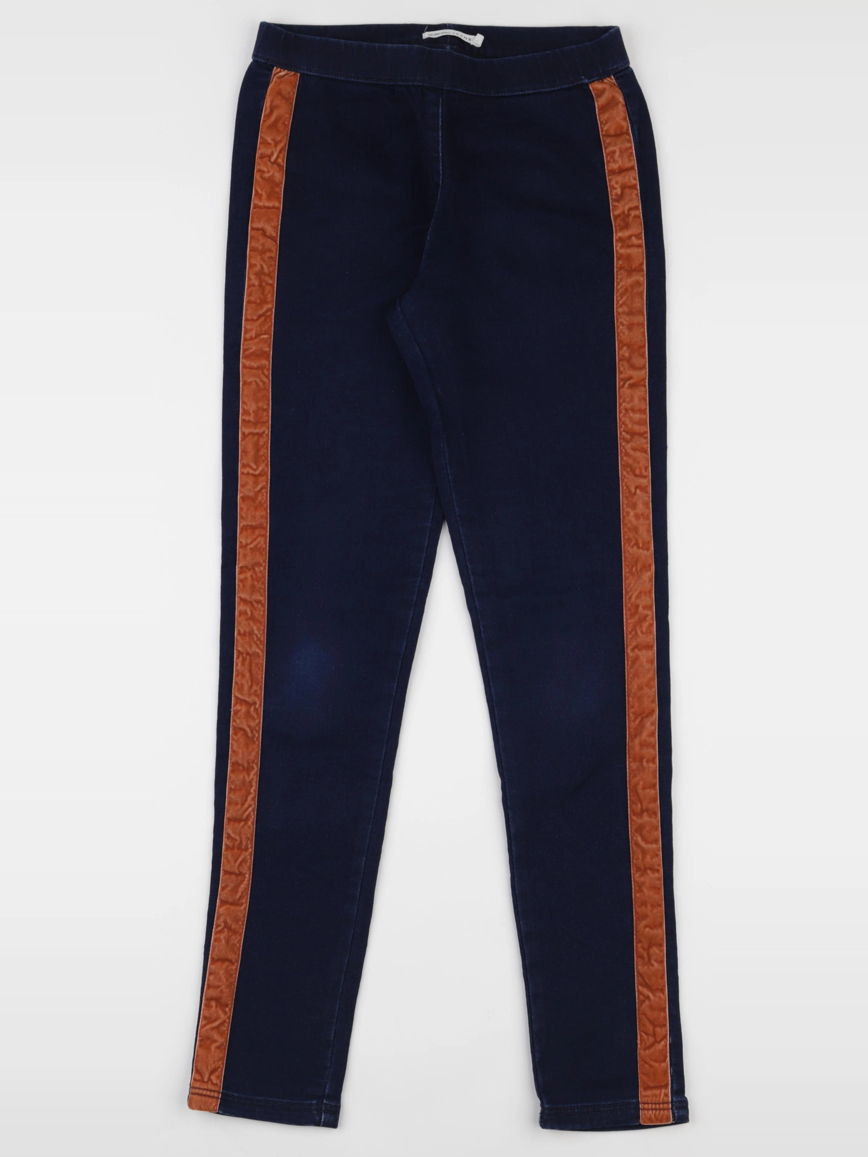 Monoprix - jegging bleu - 12 ans