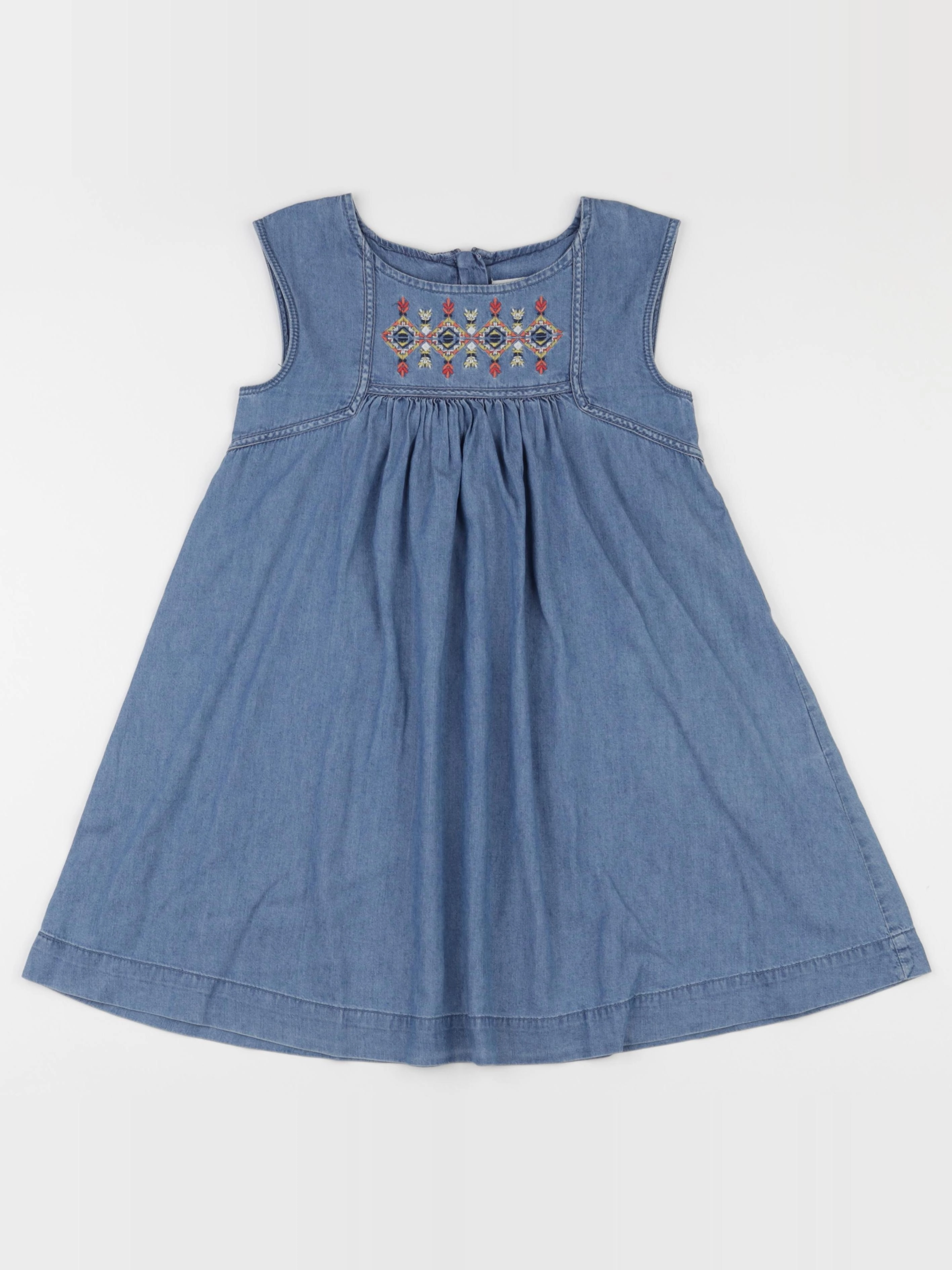Vertbaudet - robe bleu - 8 ans
