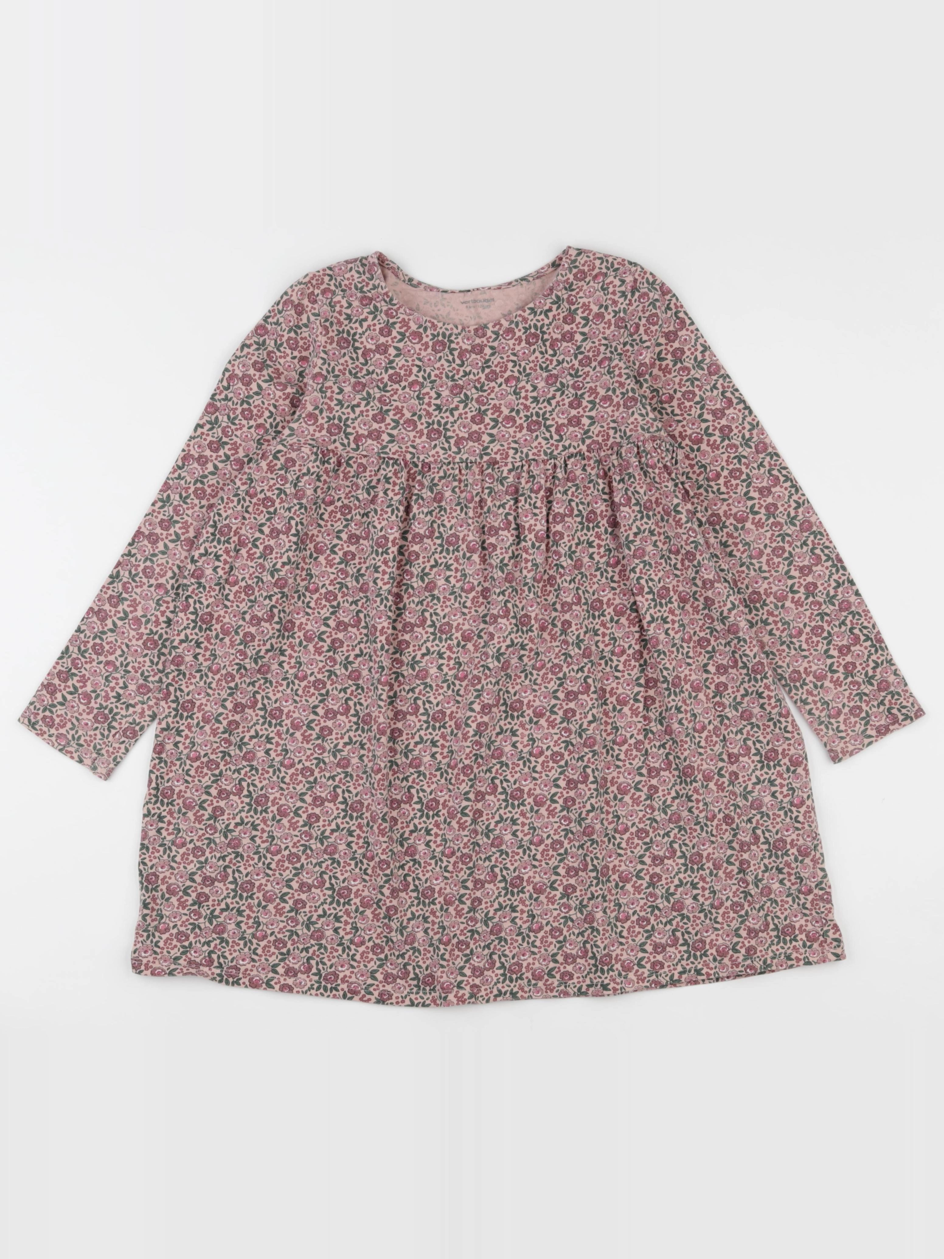 Vertbaudet - robe rose - 8 ans