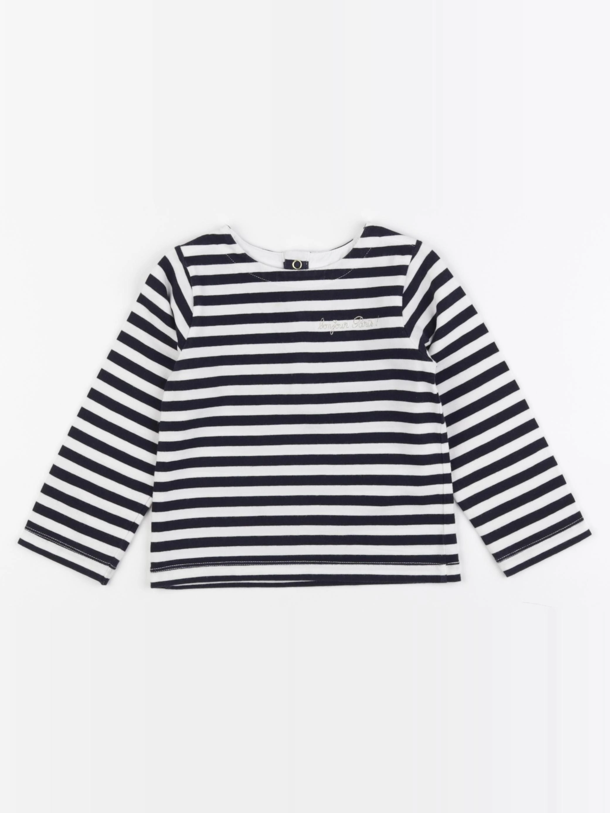 Jacadi - pull bleu, blanc - 36 mois