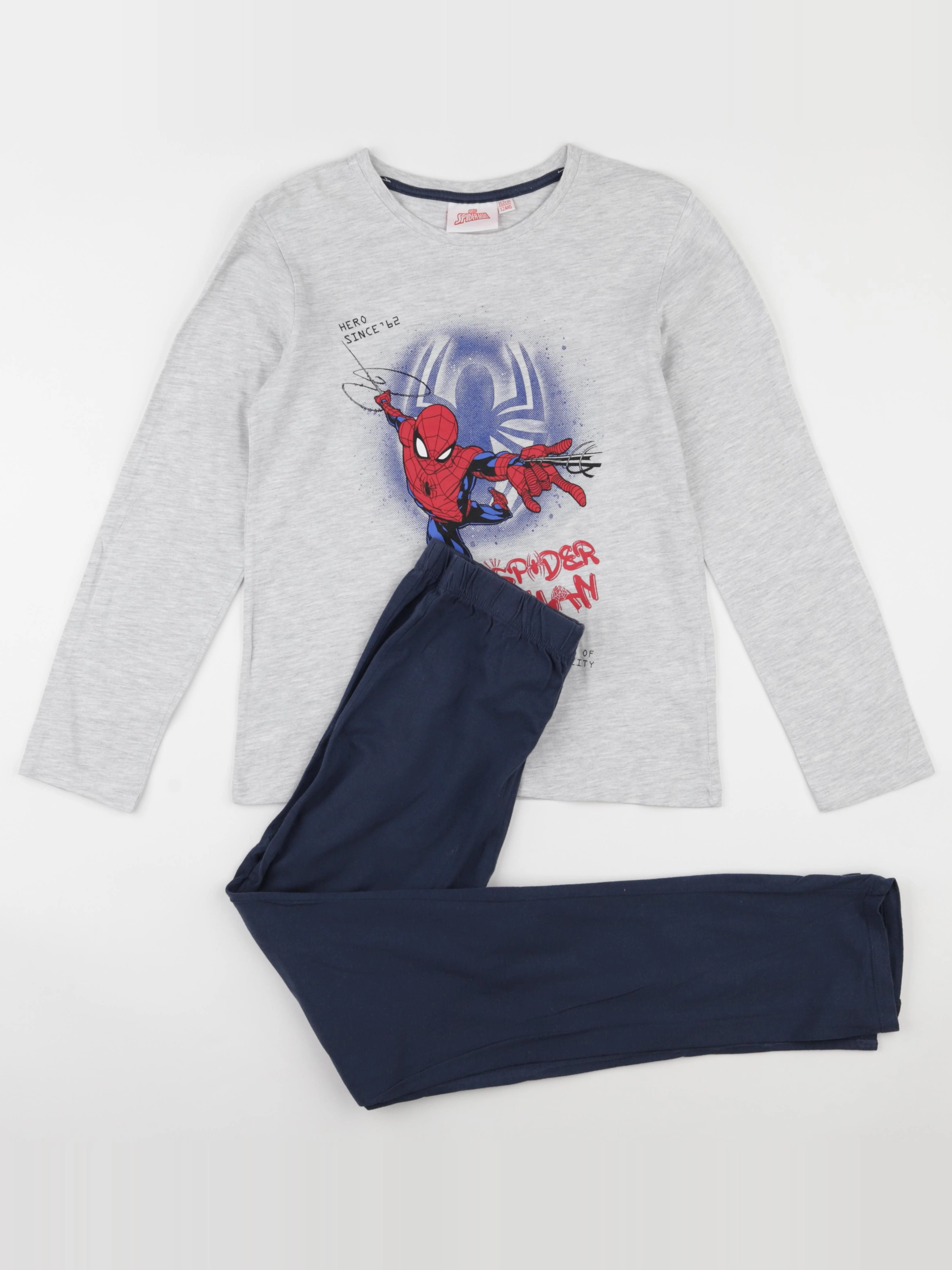 Vertbaudet - pyjama coton bleu - 12 ans