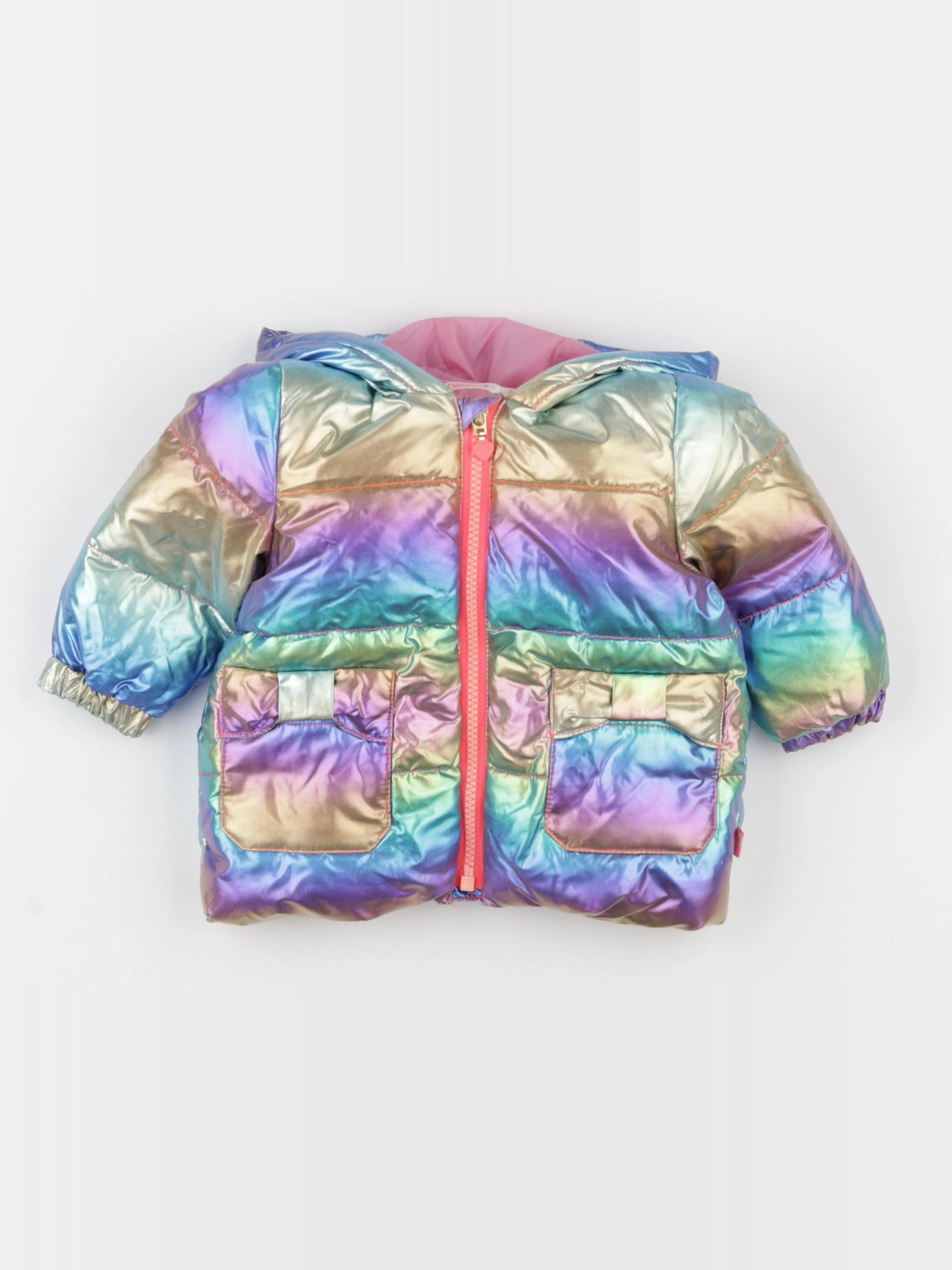 Billie Blush - doudoune multicolore - 9 mois