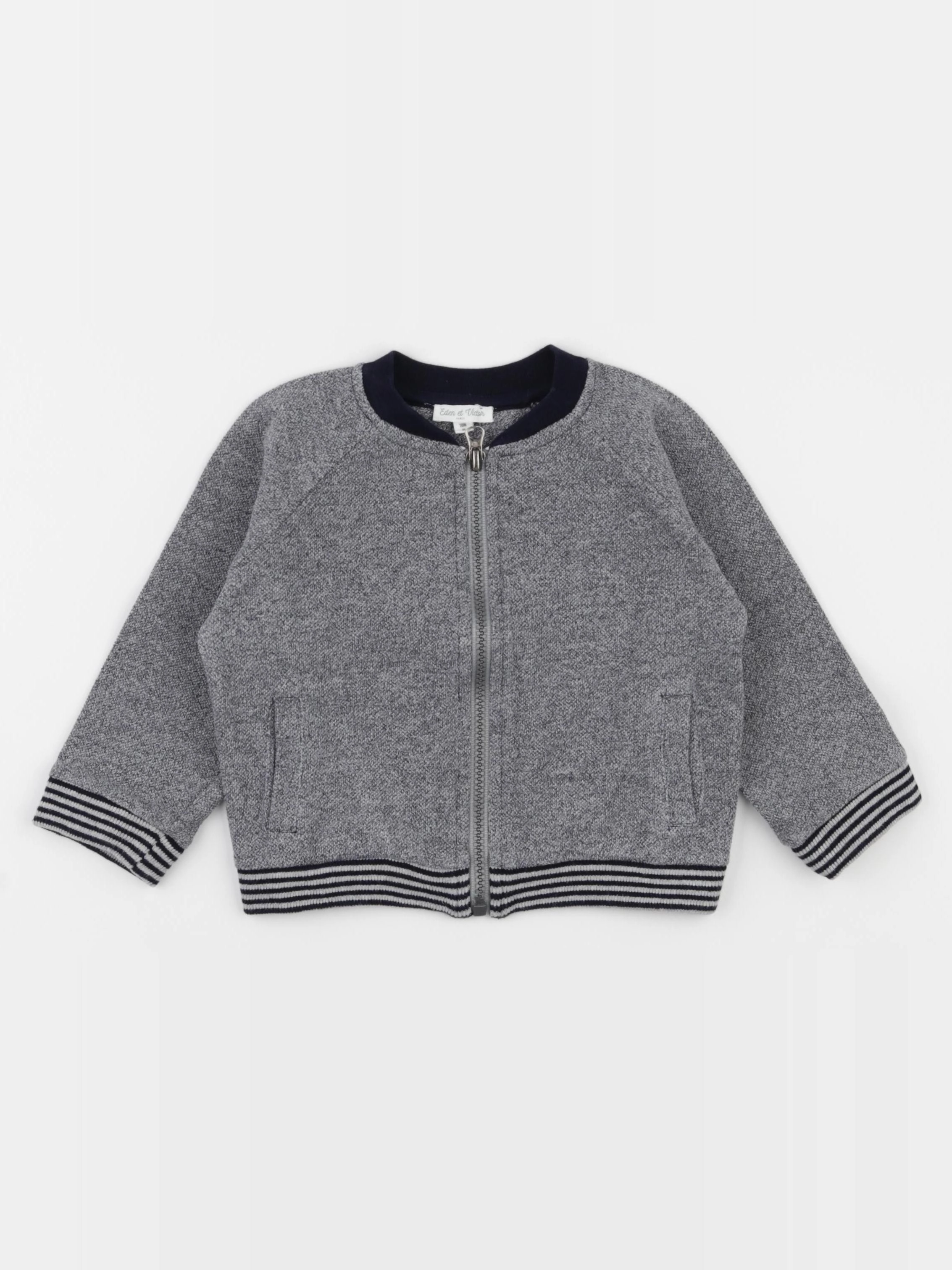 Eden & Victor - gilet bleu - 18 mois