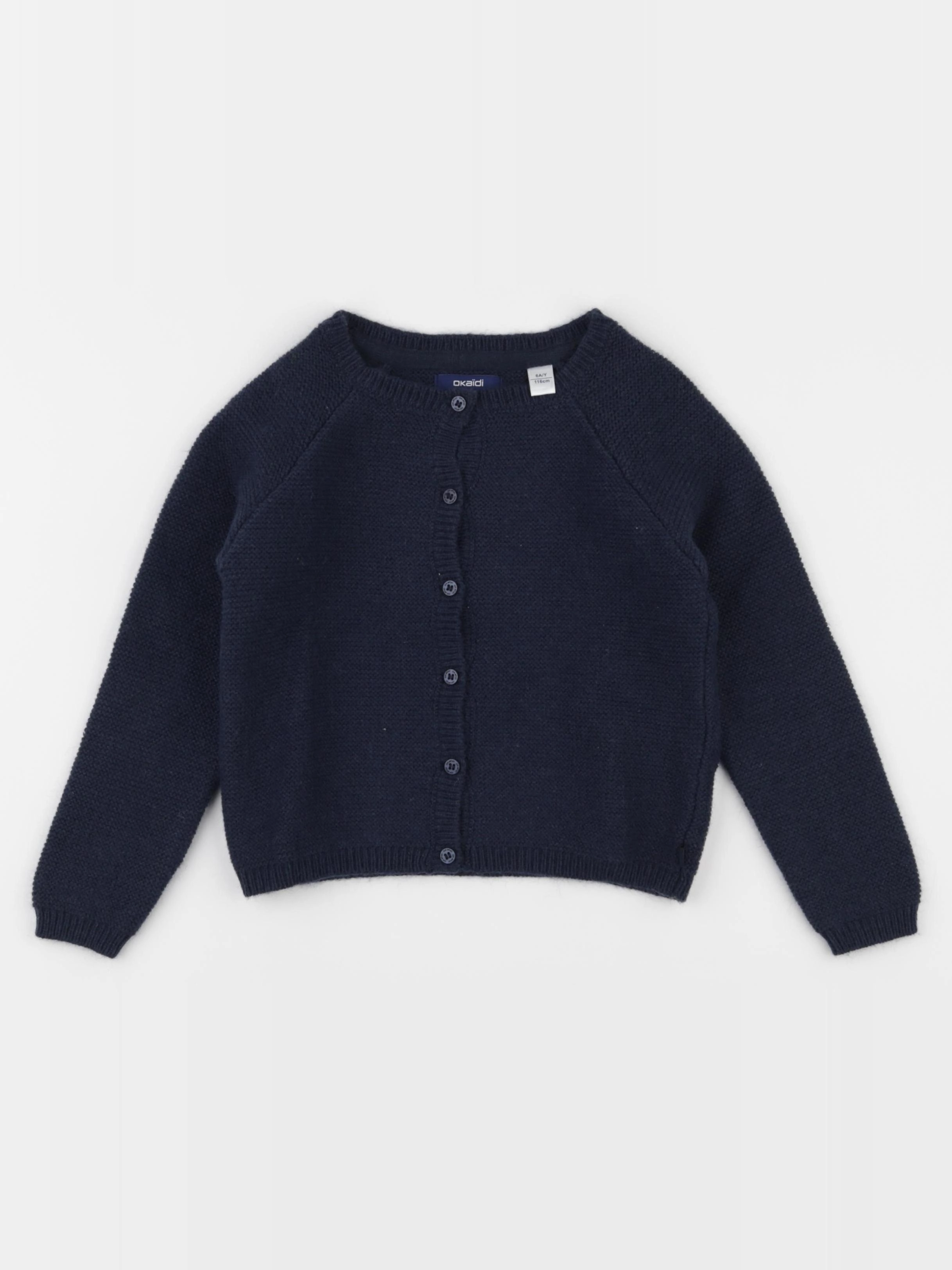 Okaidi - gilet bleu - 6 ans