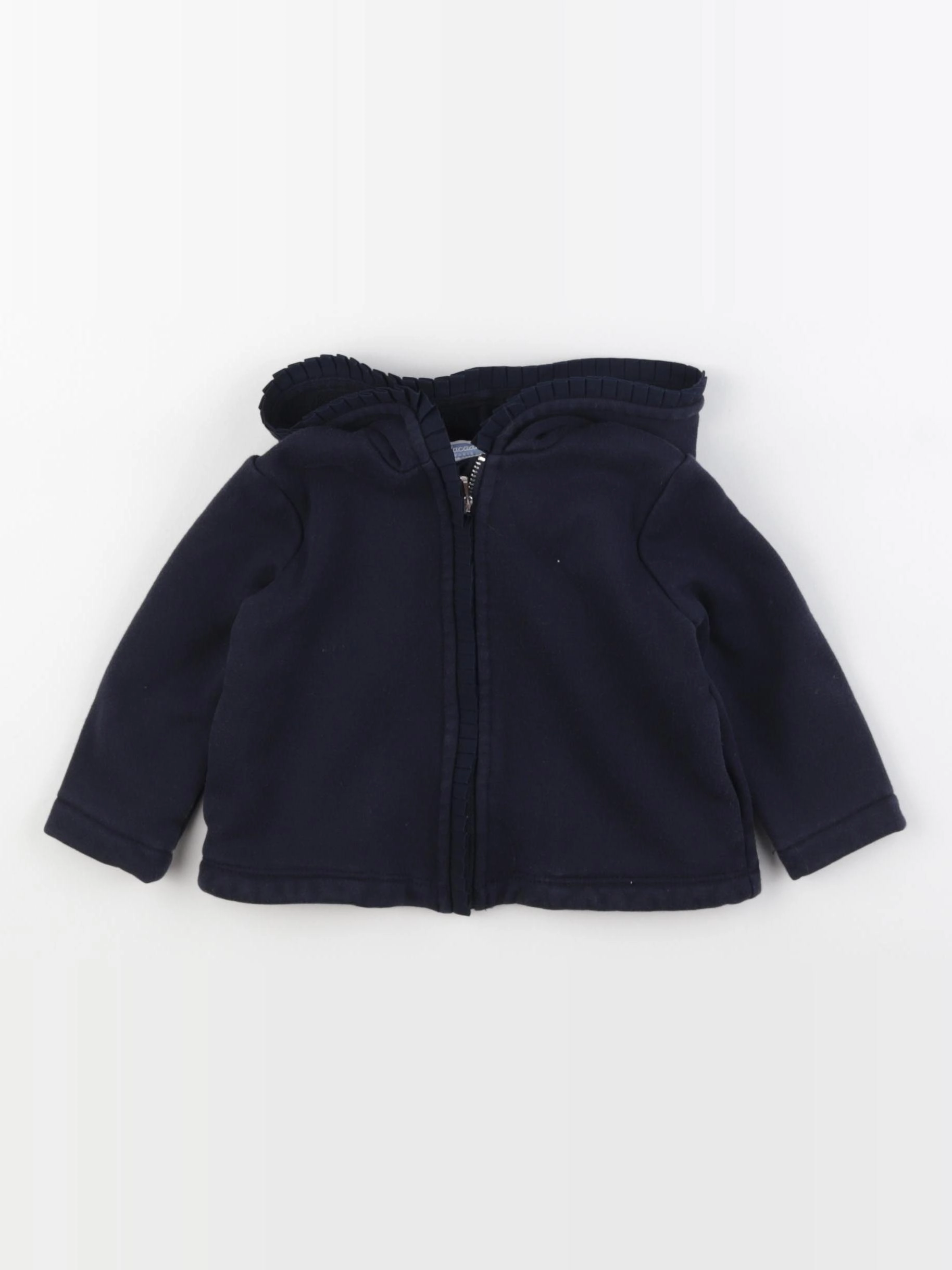 Jacadi - gilet bleu - 12 mois
