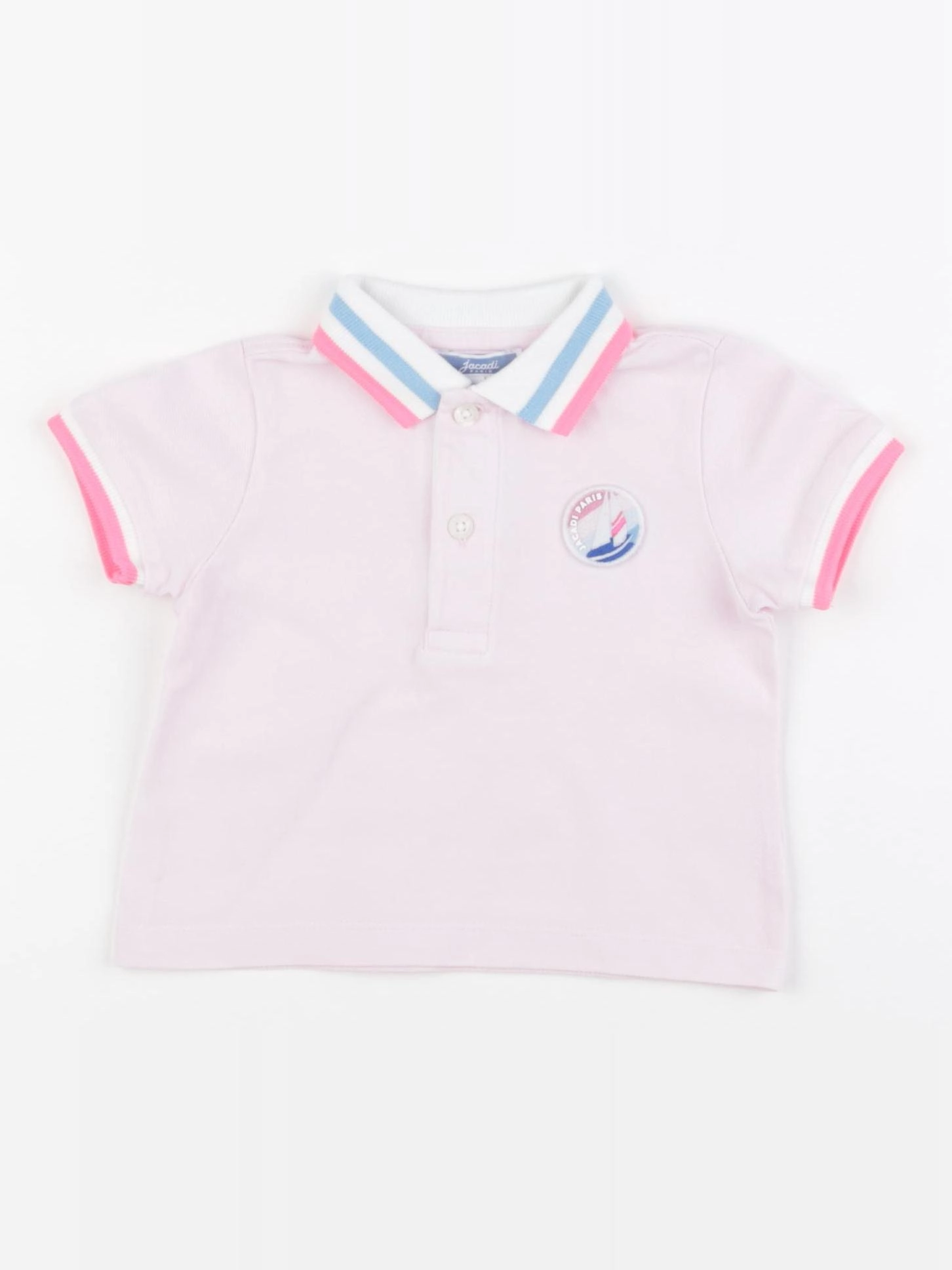 Jacadi - polo rose - 6 mois