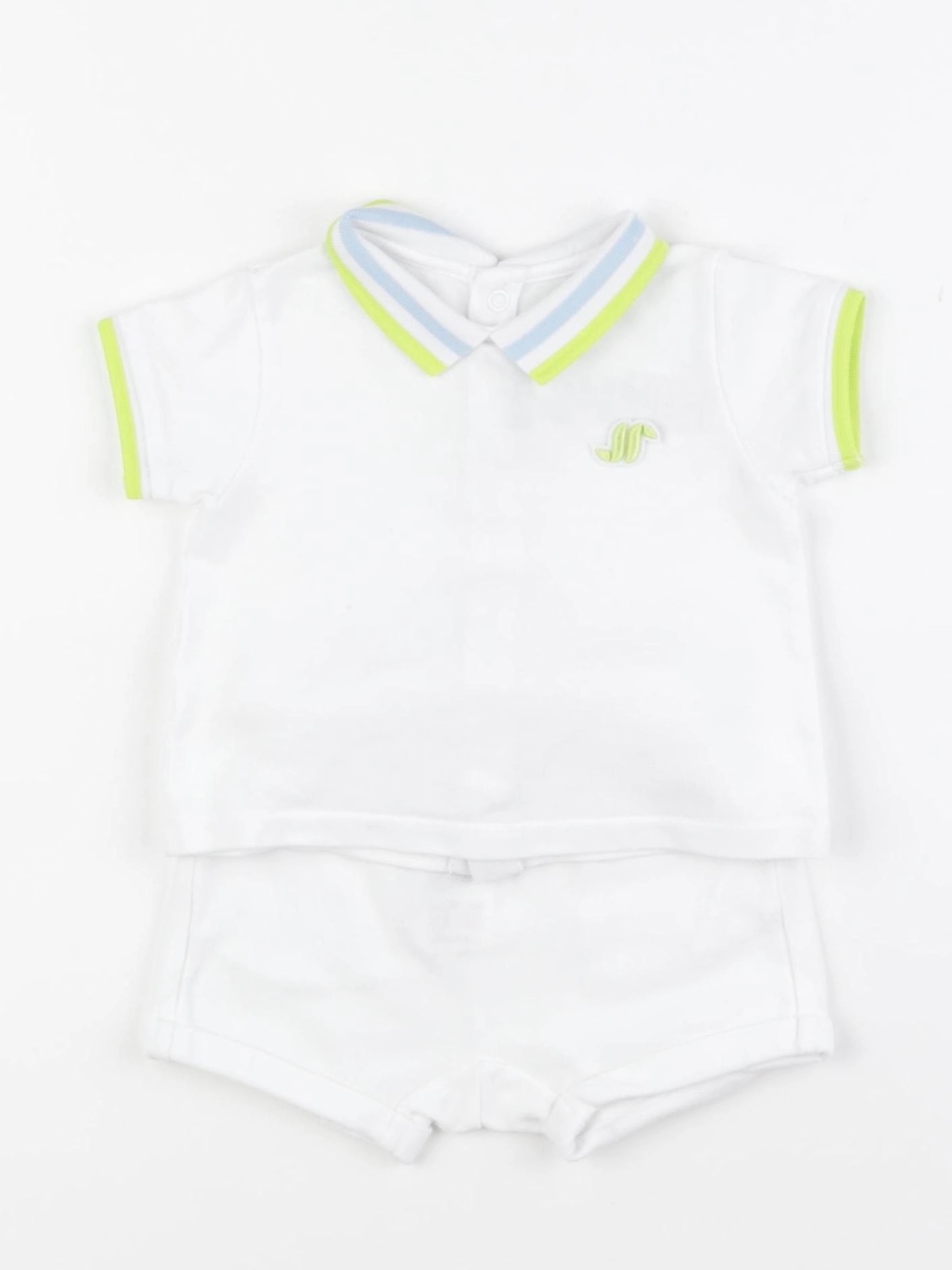 Jacadi - ensemble blanc - 6 mois