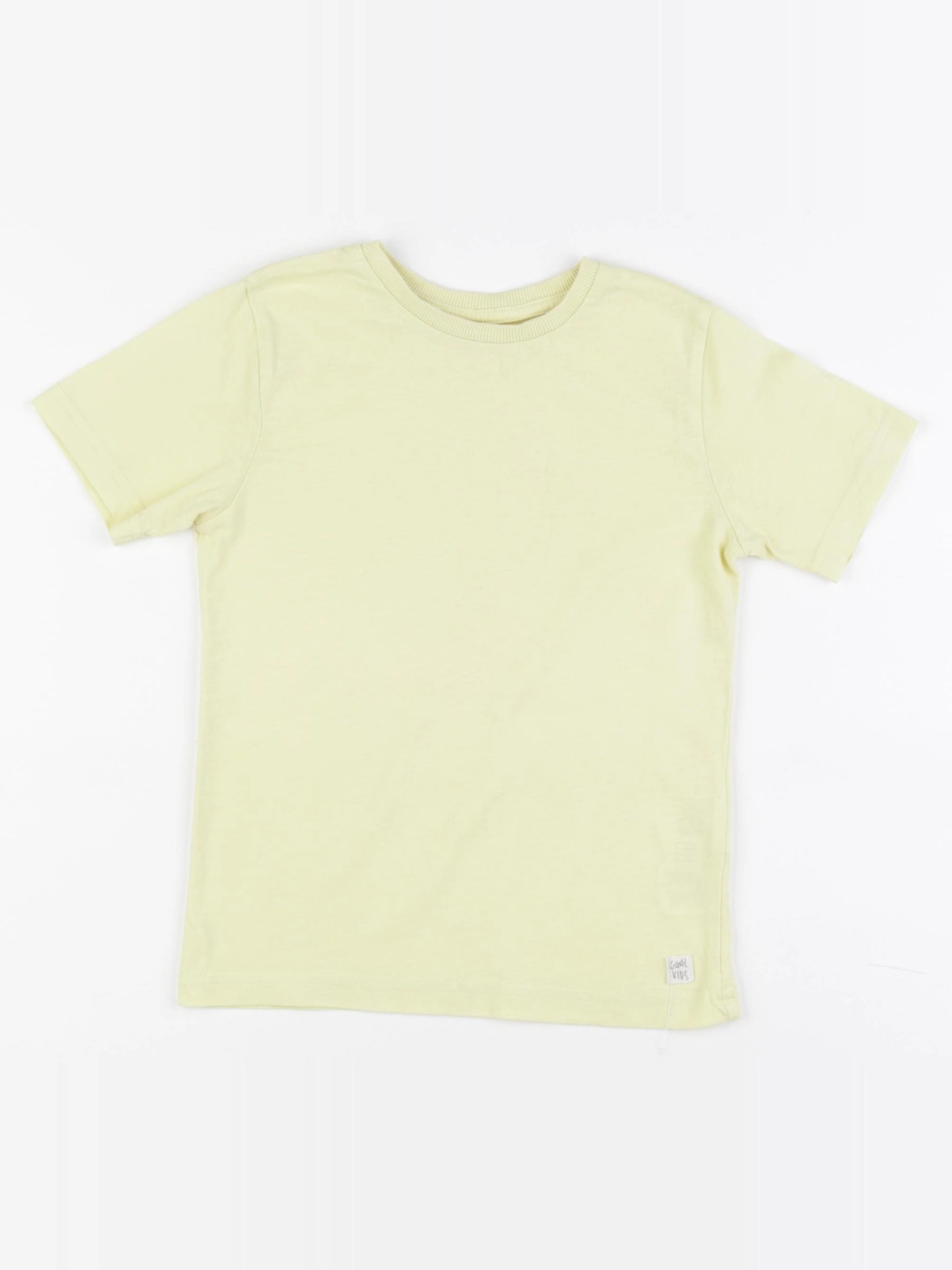 Vertbaudet - tee-shirt jaune - 6 ans