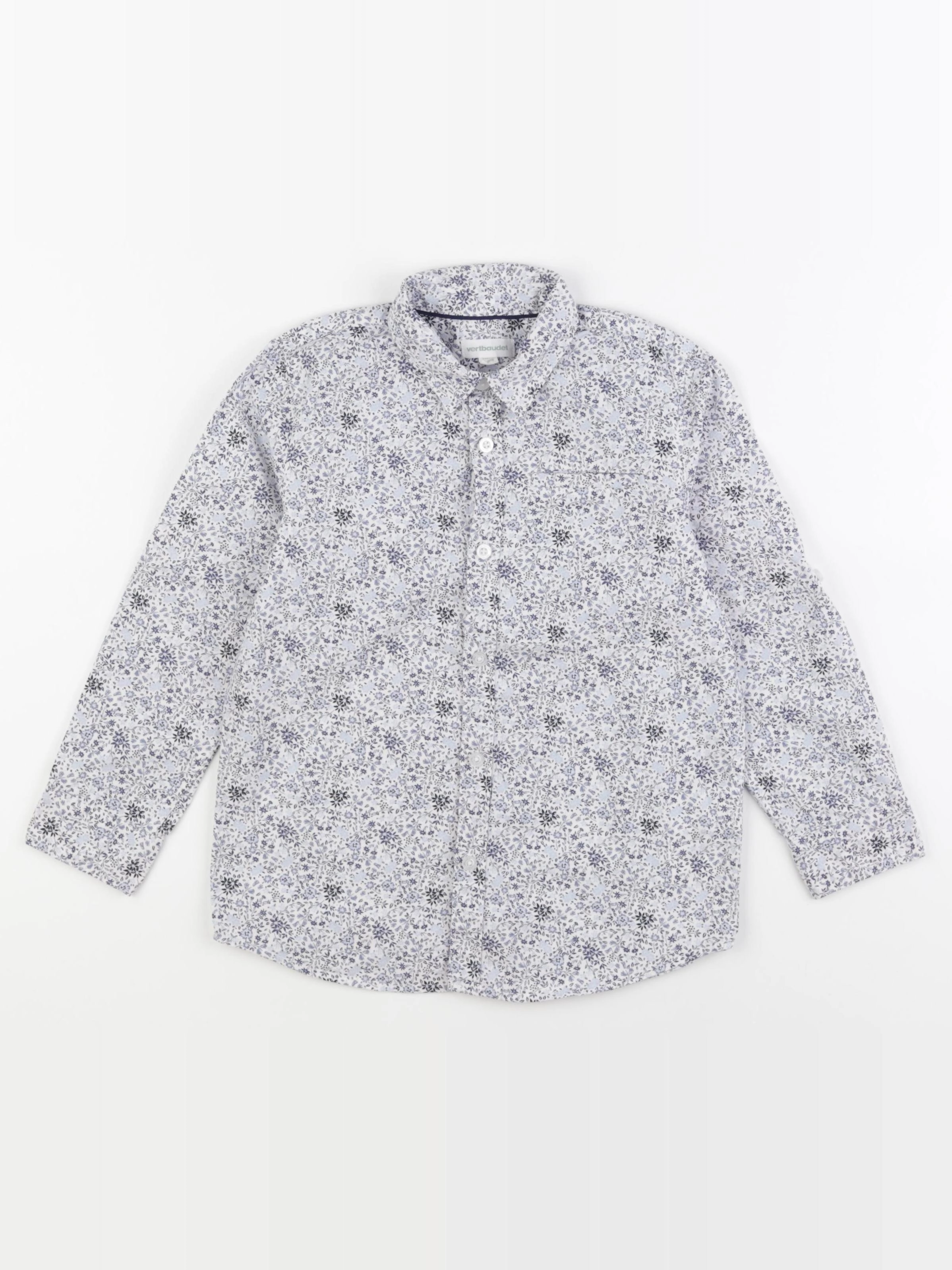 Vertbaudet - chemise bleu - 6 ans