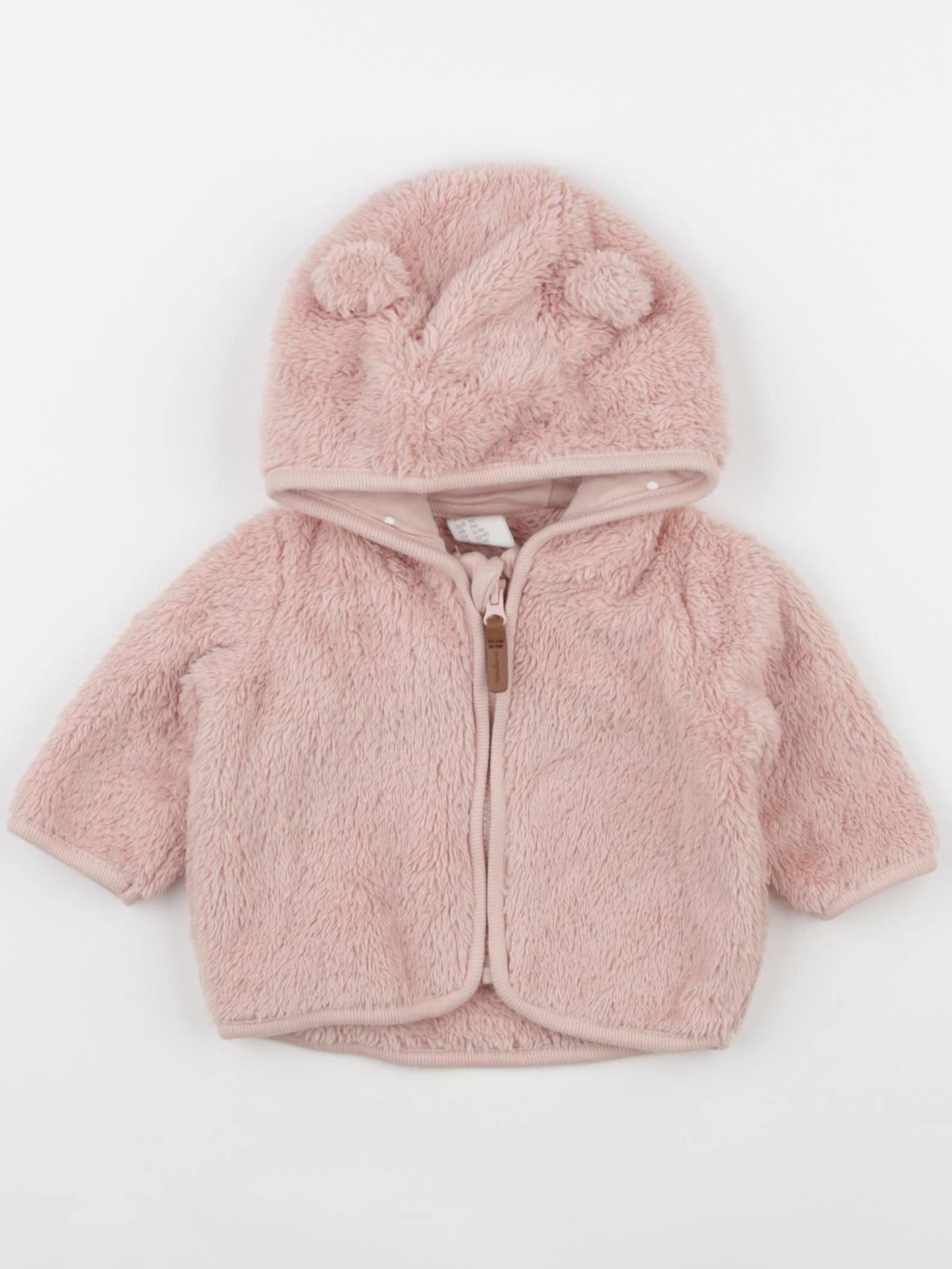 H&M - veste rose - 0/1 mois