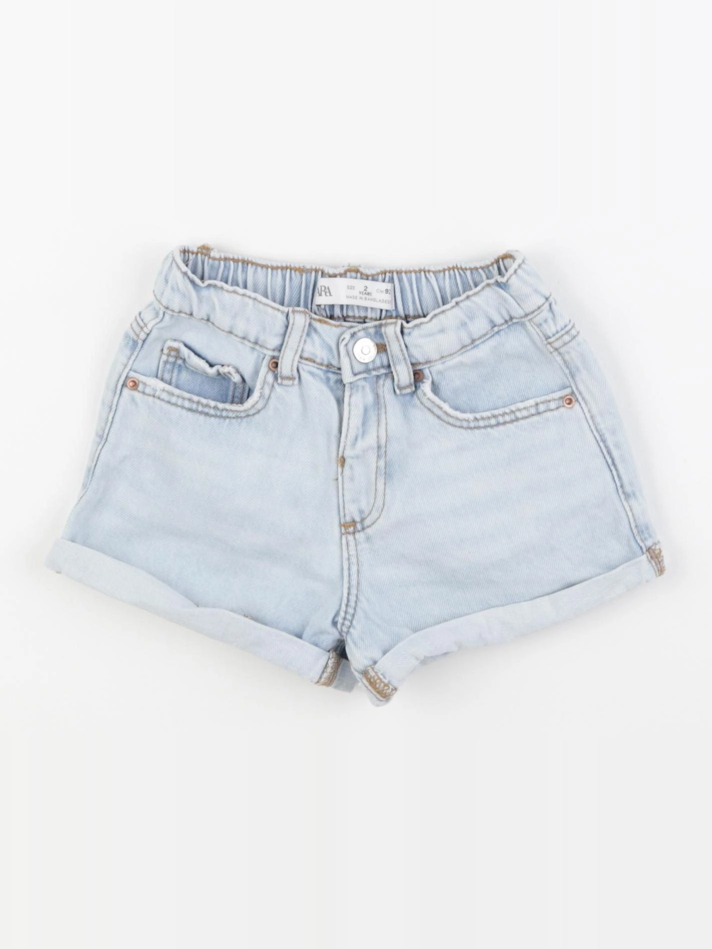 Zara - short bleu - 2 ans