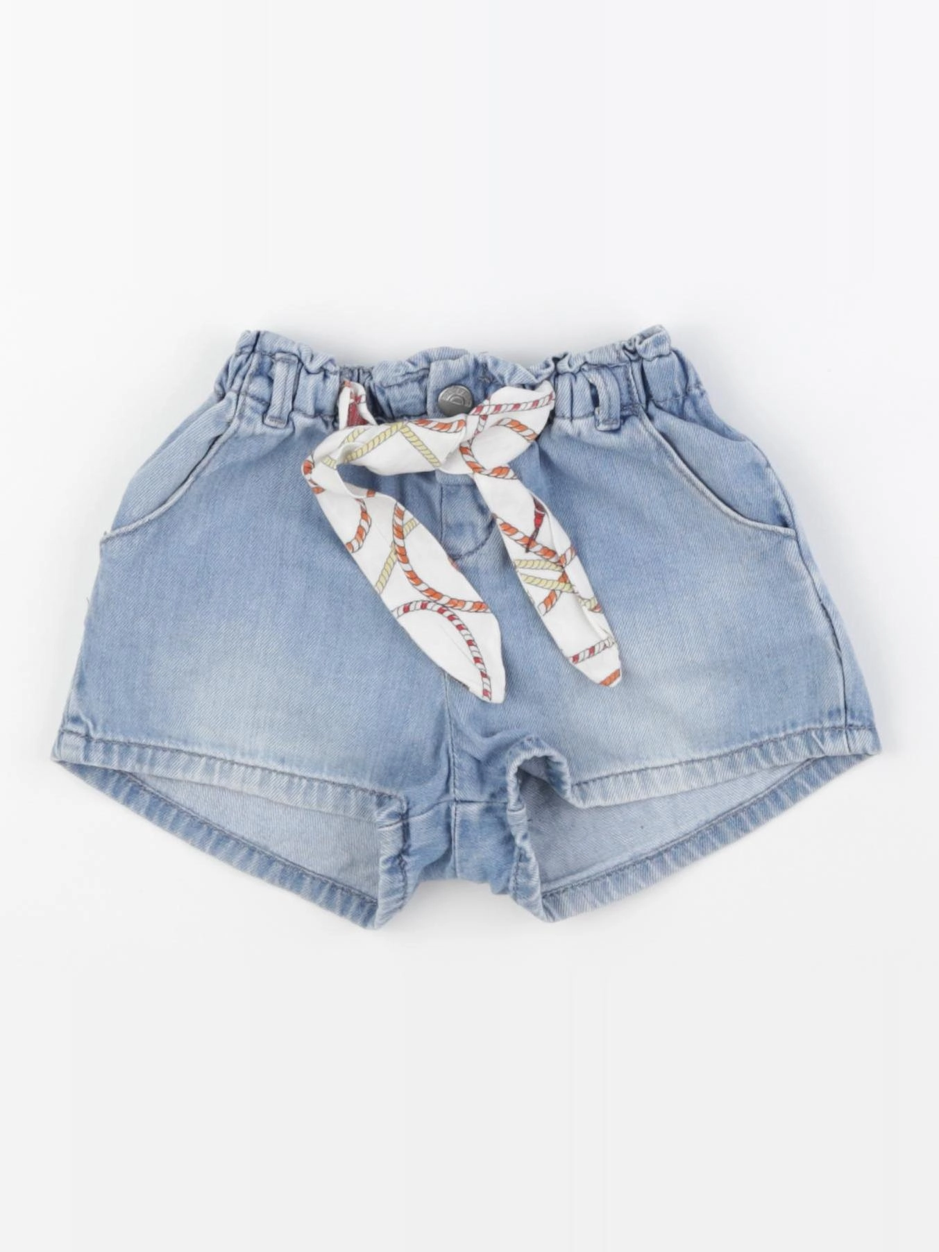 Zara - short bleu - 18/24 mois