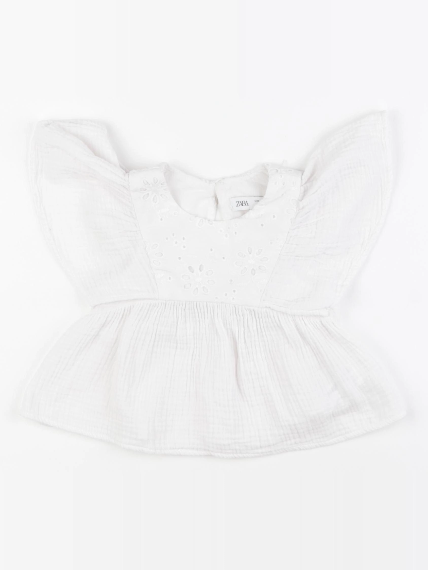 Zara - blouse blanc - 2 ans