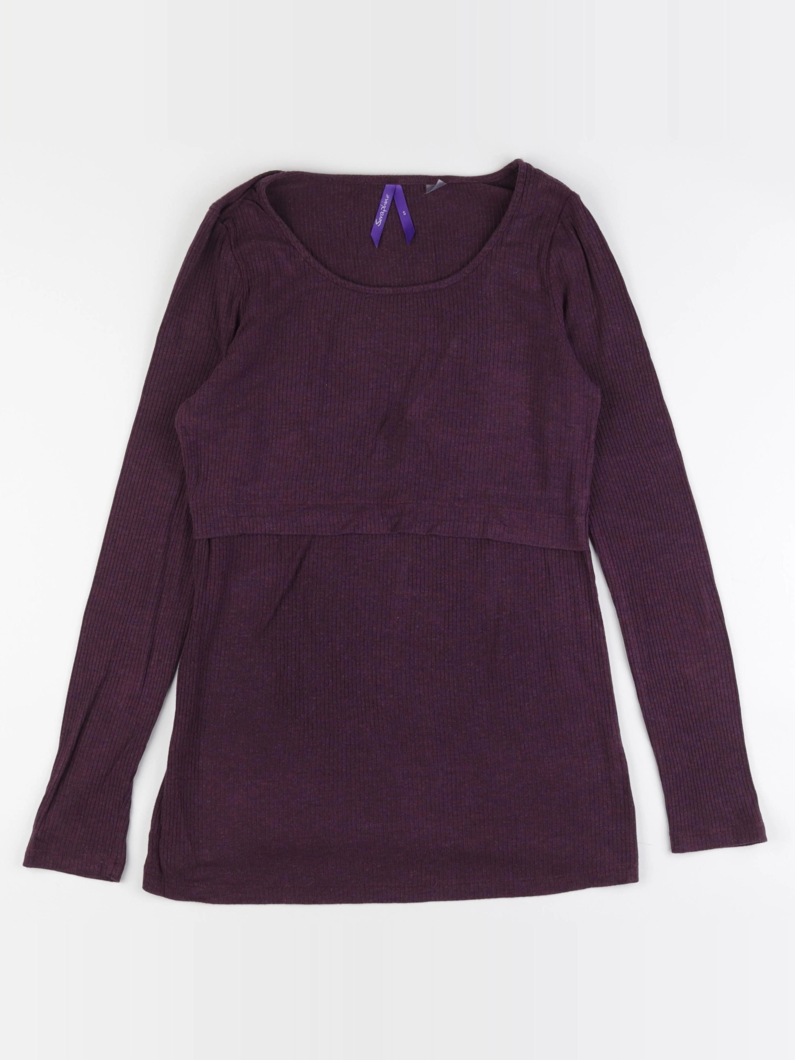Seraphine - tee-shirt grossesse, allaitement rouge - s