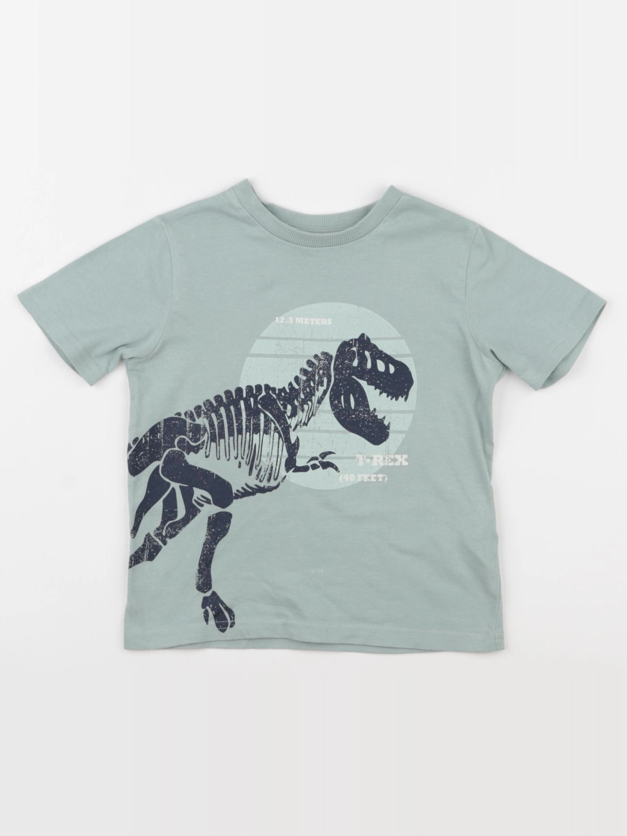 Vertbaudet - tee-shirt vert - 4 ans
