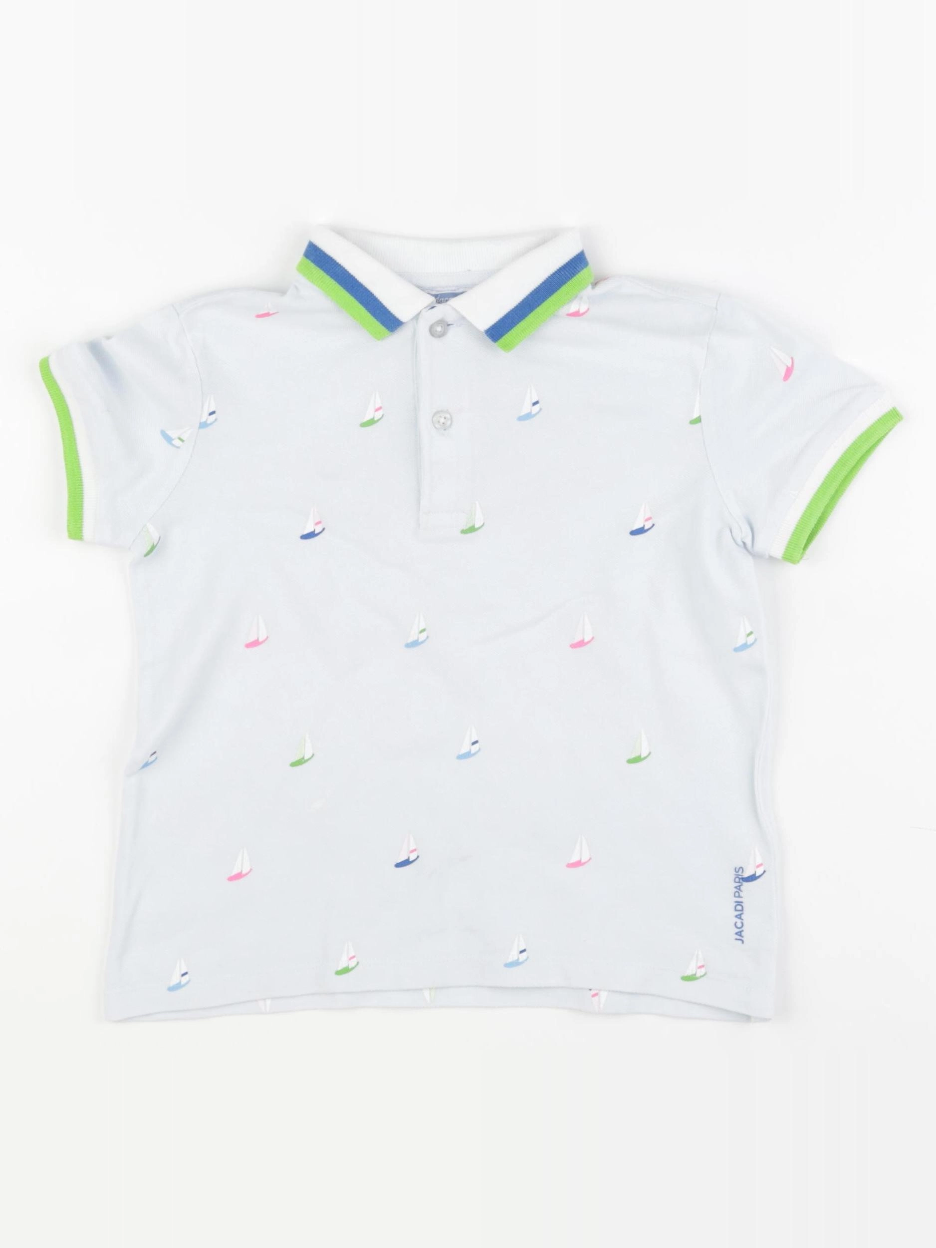 Jacadi - polo bleu - 6 ans