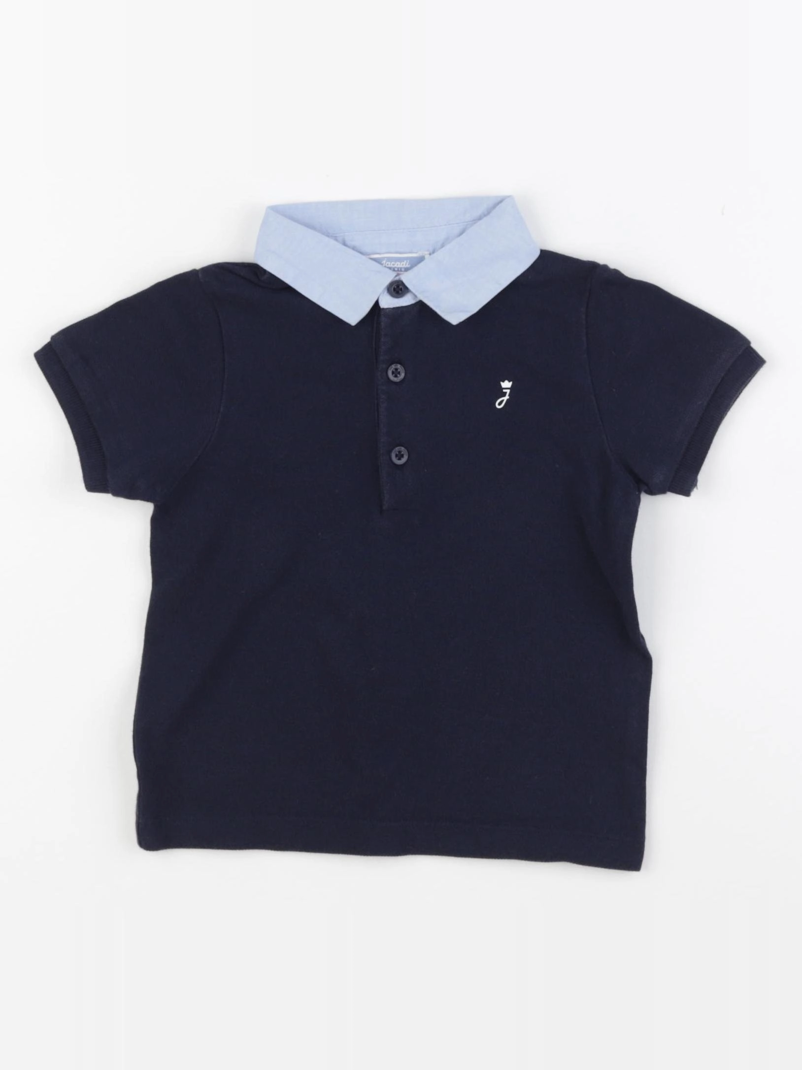 Jacadi - polo bleu - 24 mois
