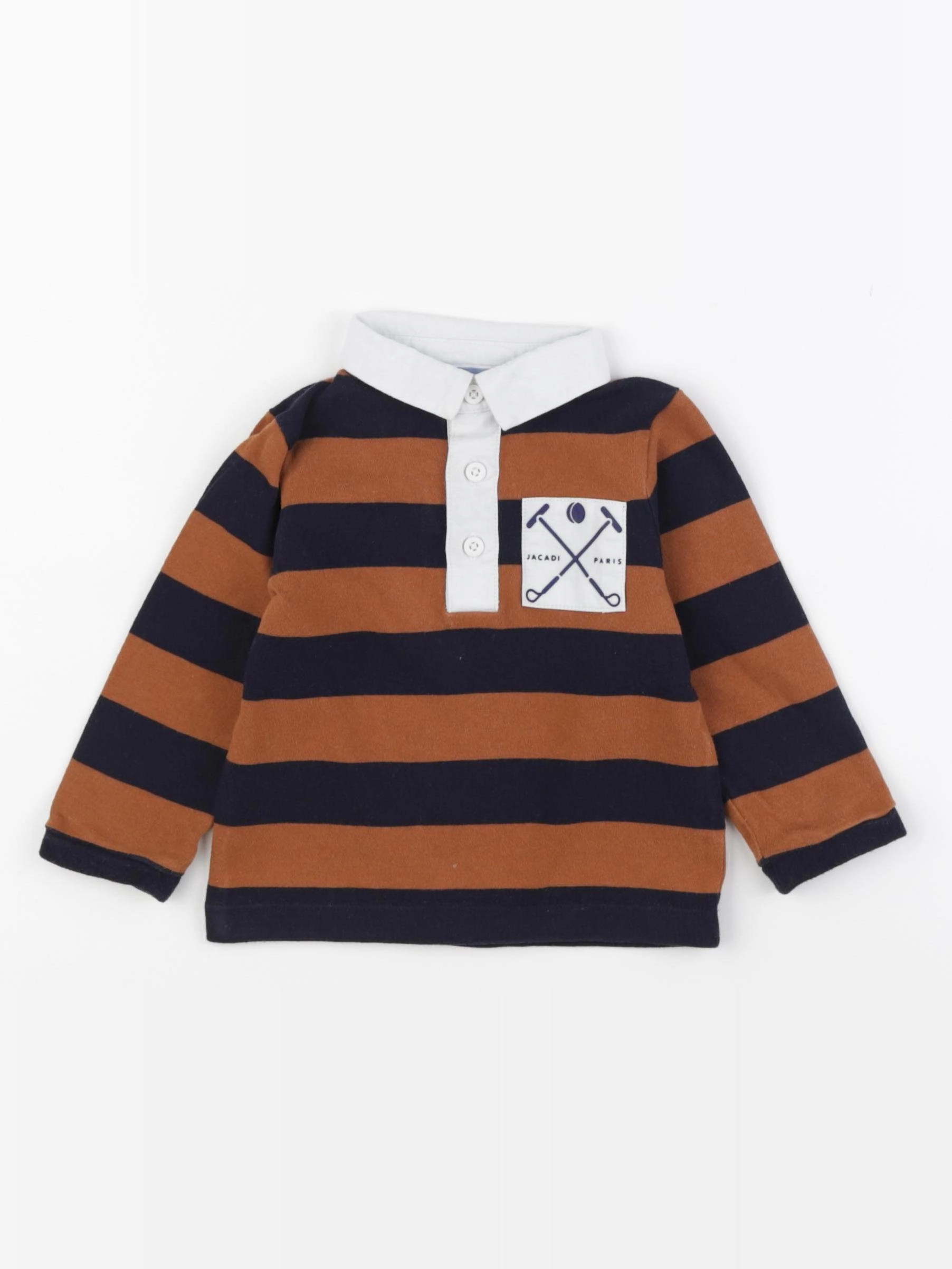 Jacadi - polo marron - 12 mois