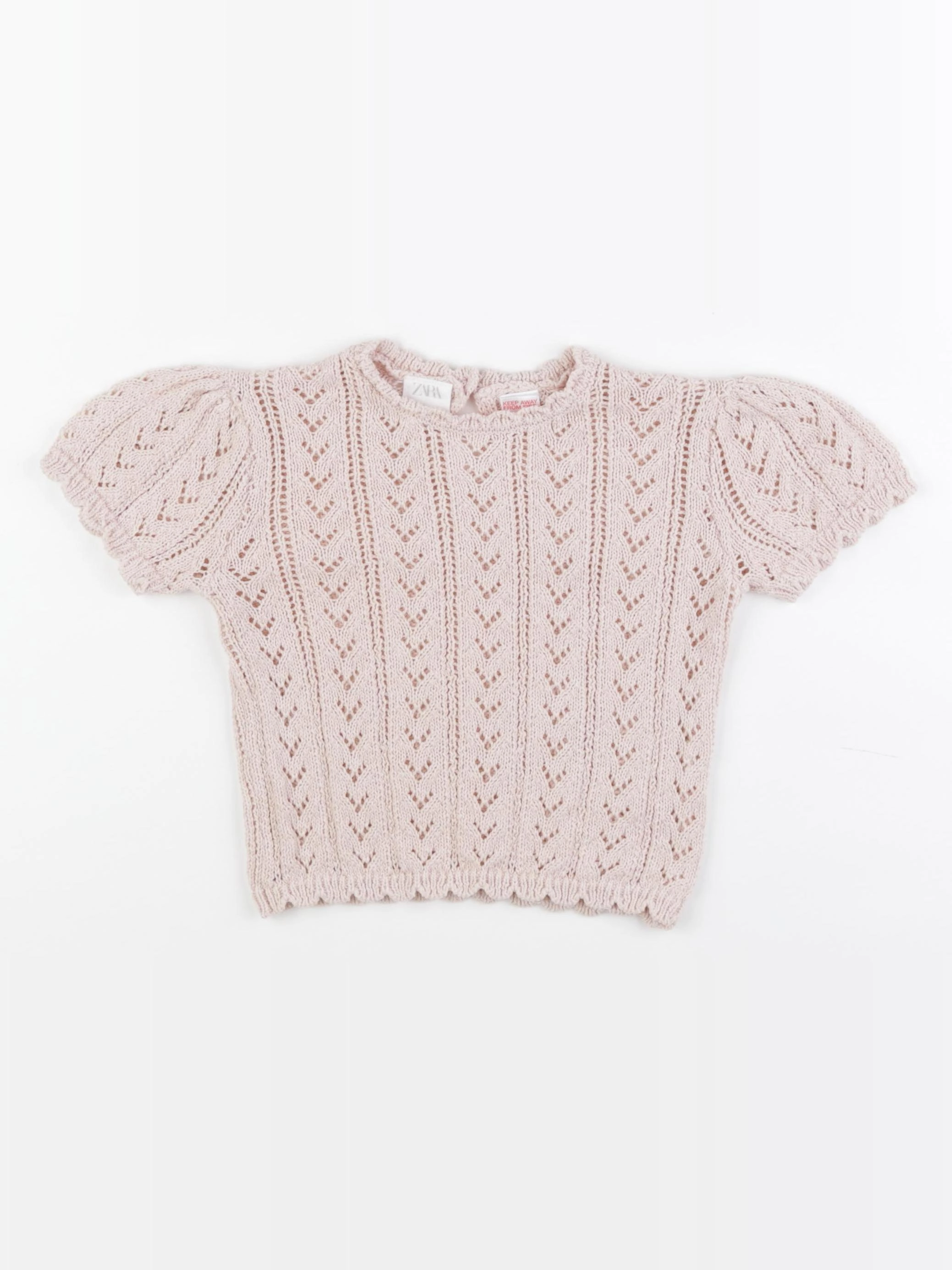 Zara - pull rose - 2/3 ans