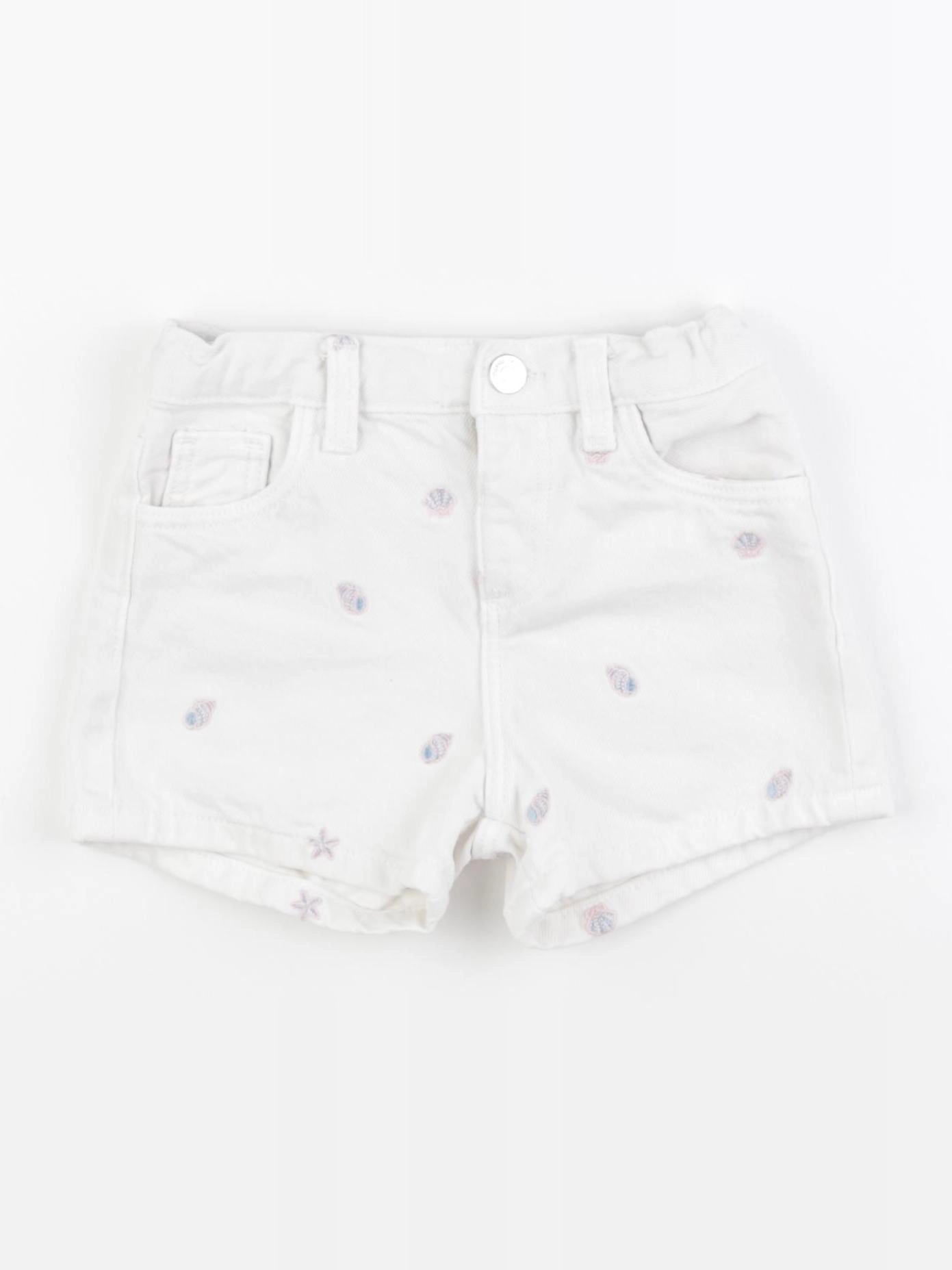 Mango - short blanc - 3/4 ans
