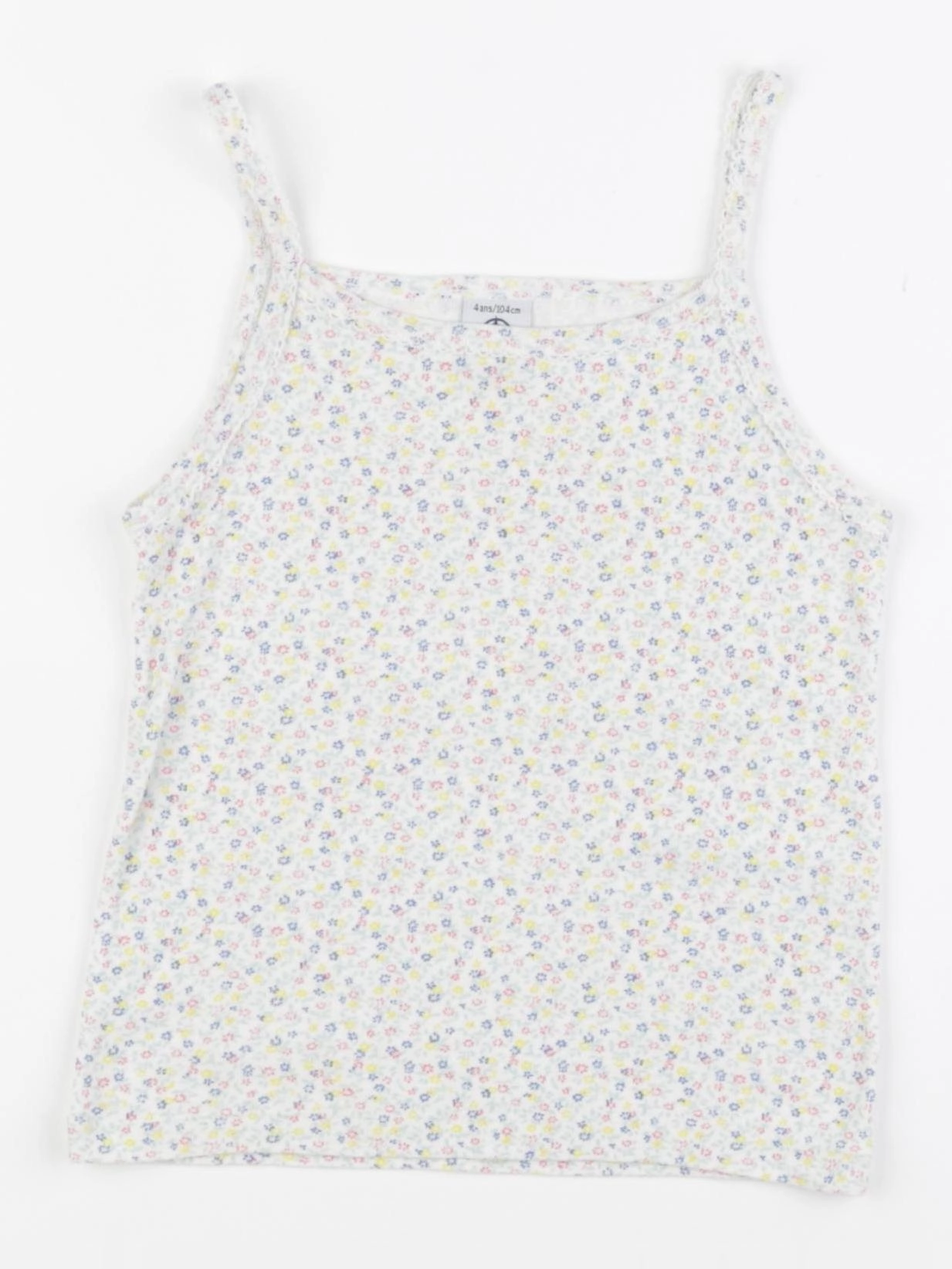 Petit Bateau - maillot de corps multicolore - 4 ans
