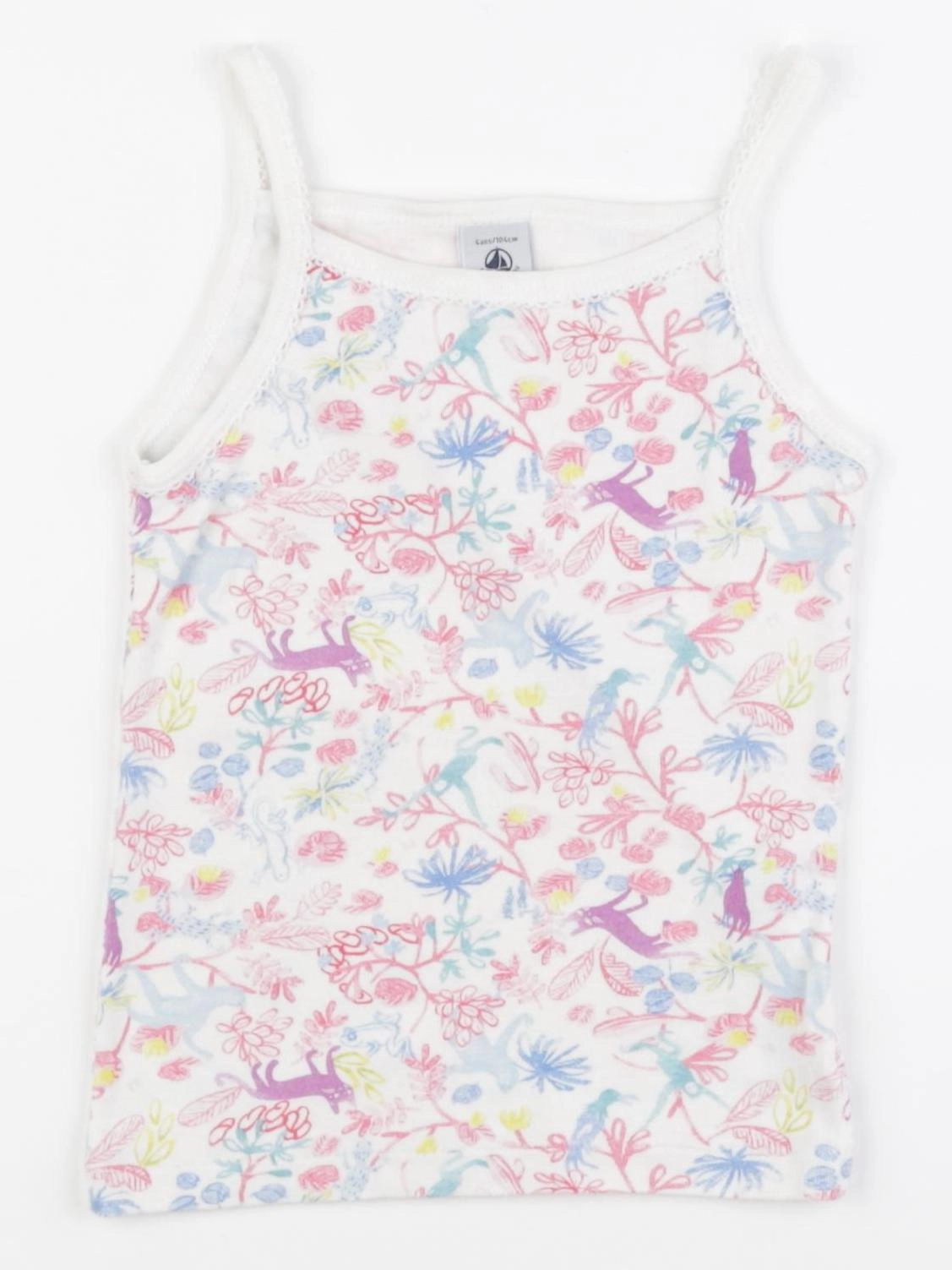 Petit Bateau - maillot de corps multicolore - 4 ans