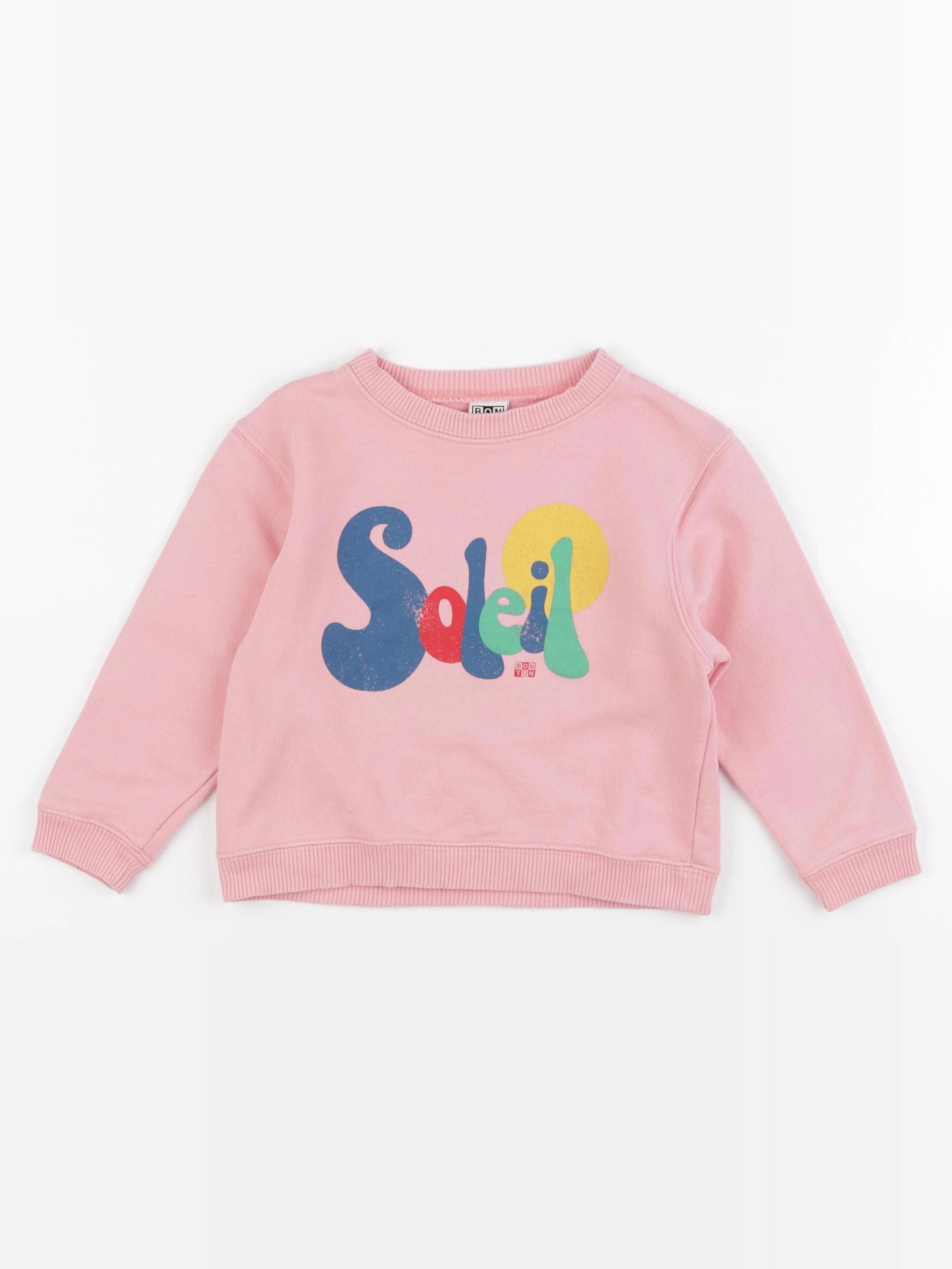 Bonton - sweat rose - 4 ans