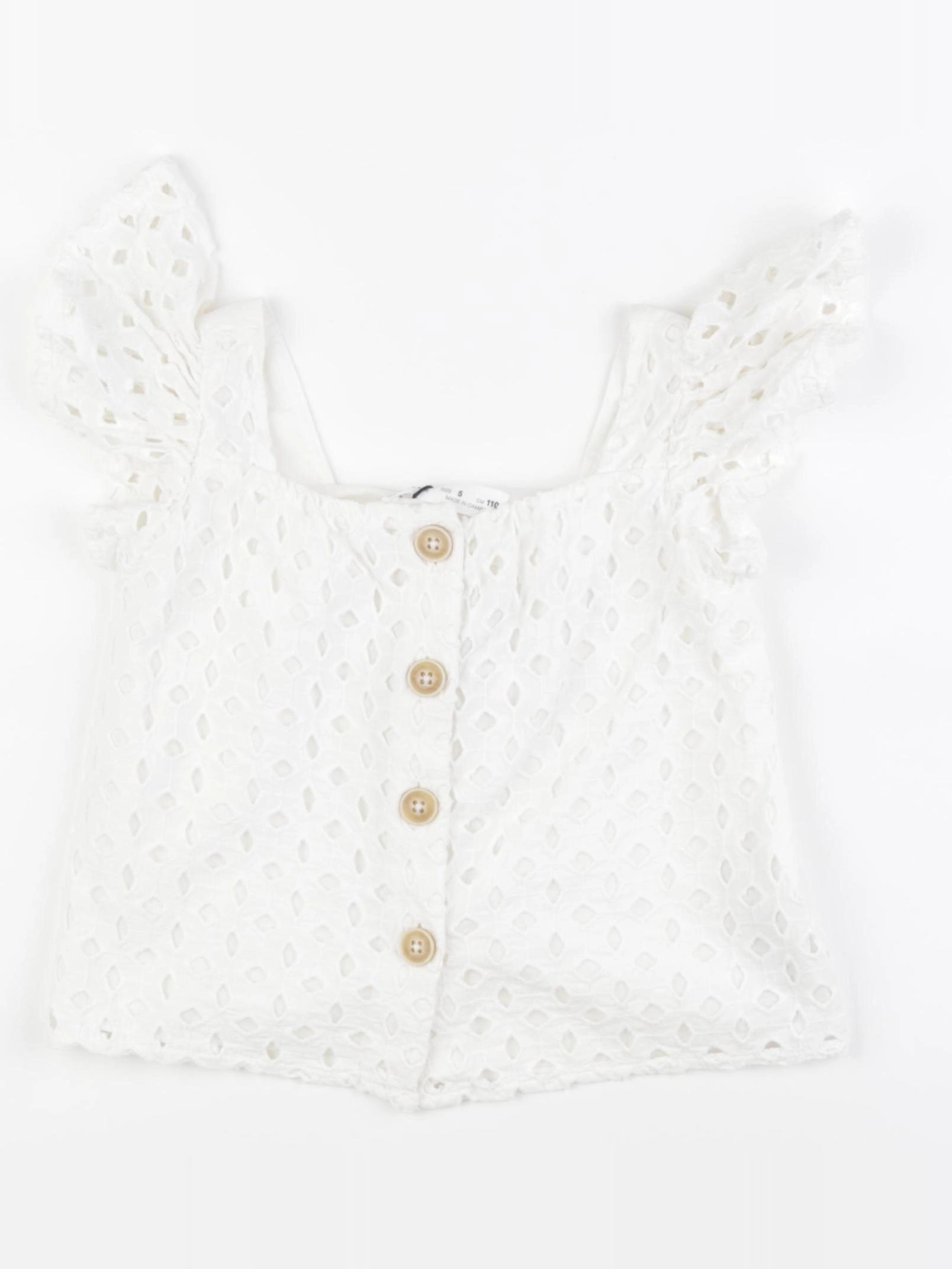 Zara - blouse blanc - 5 ans