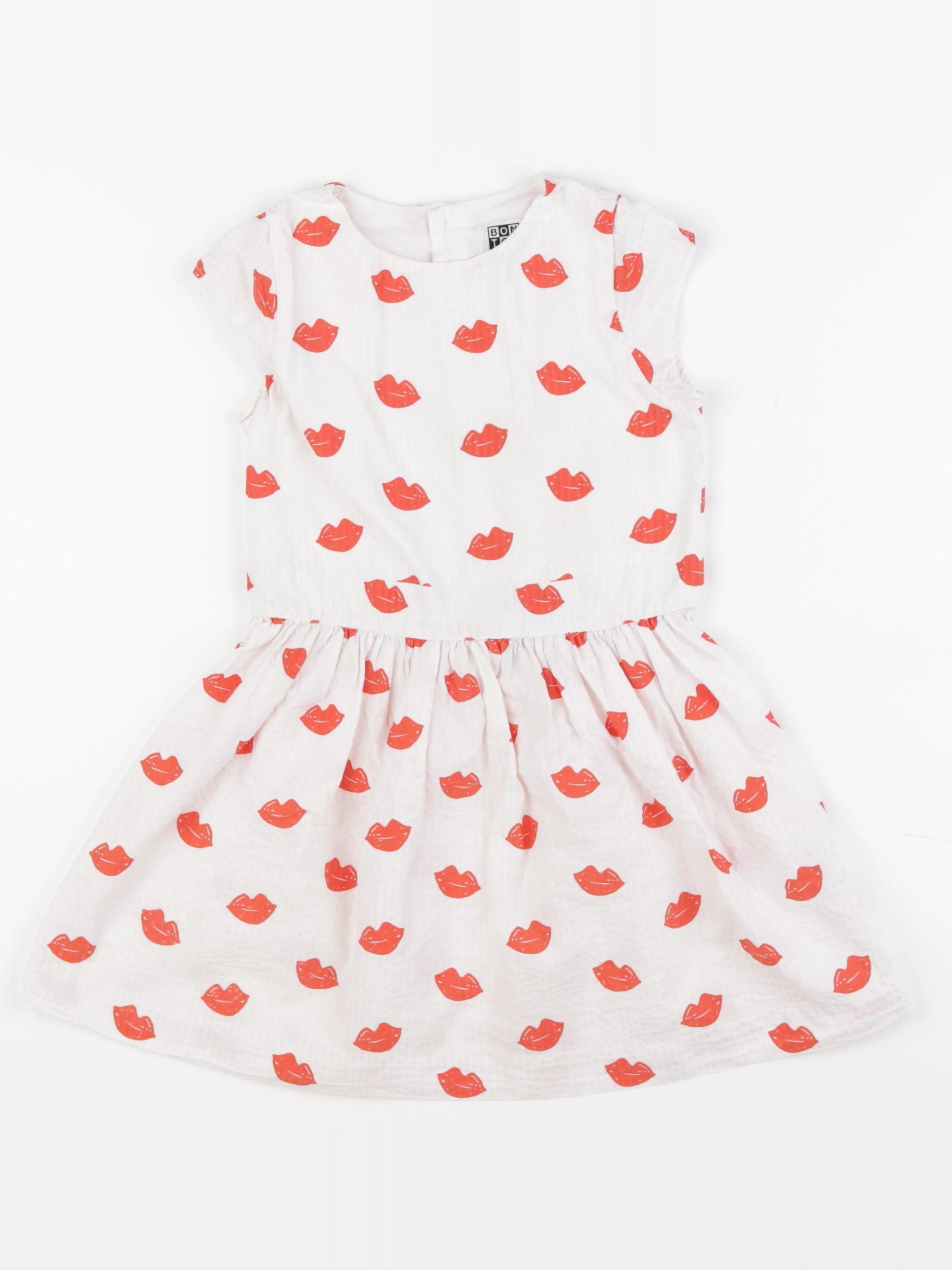 Bonton - robe rouge - 4 ans