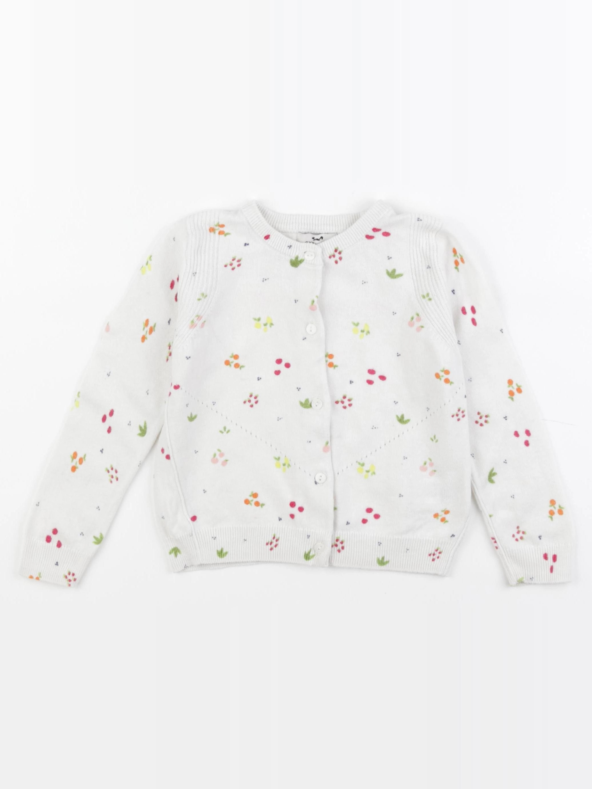 Cyrillus - gilet blanc - 4 ans