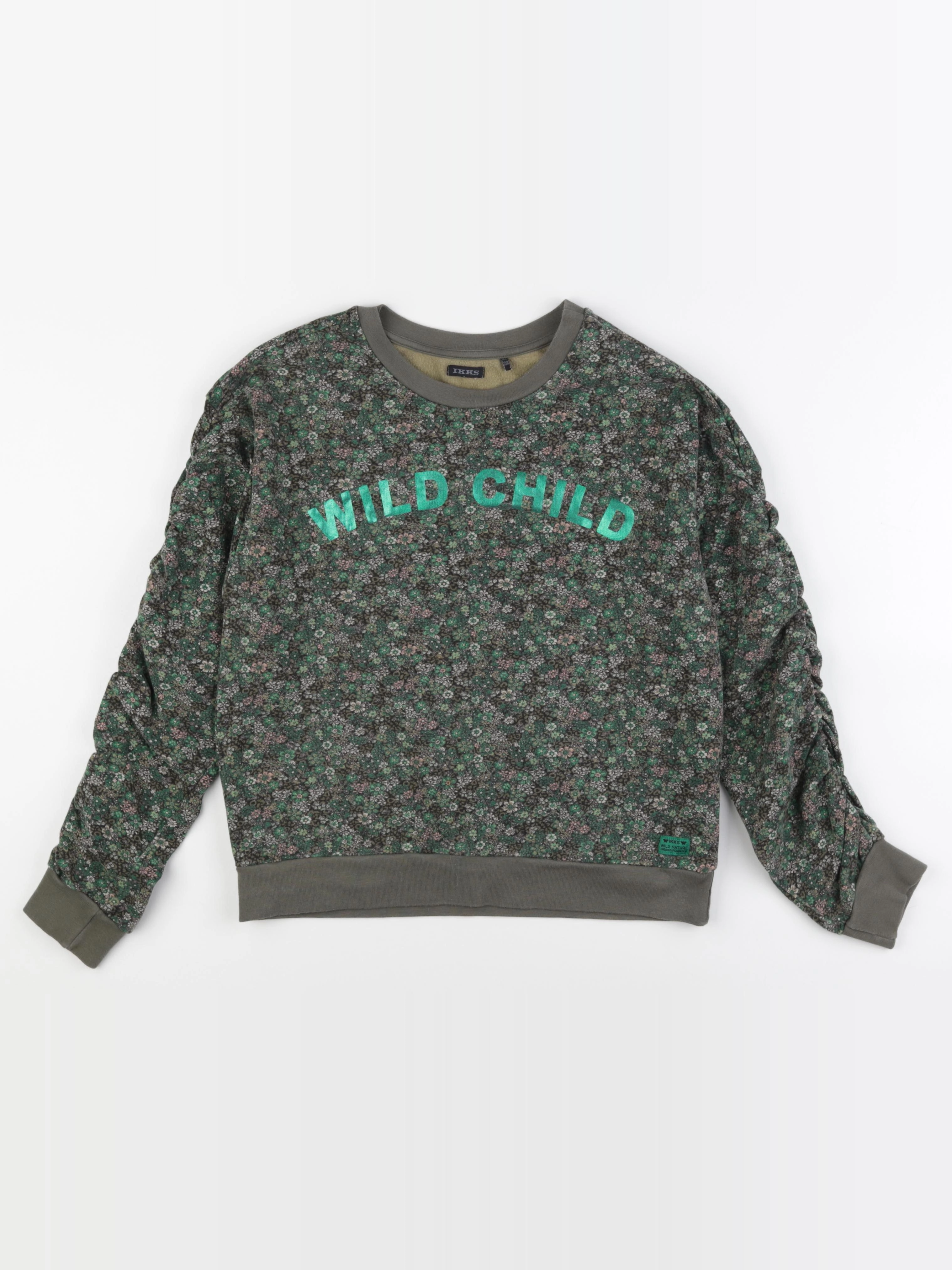 IKKS - sweat vert - 14 ans