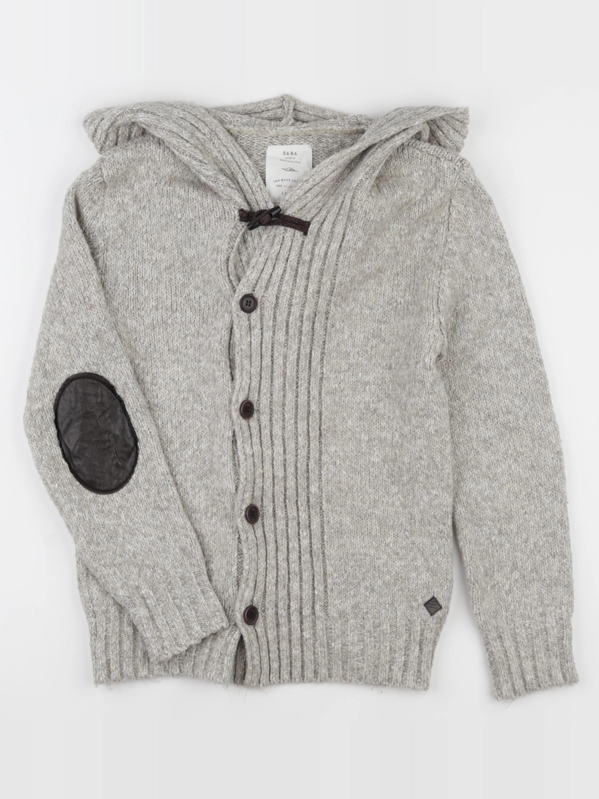 Zara - gilet gris - 11/12 ans