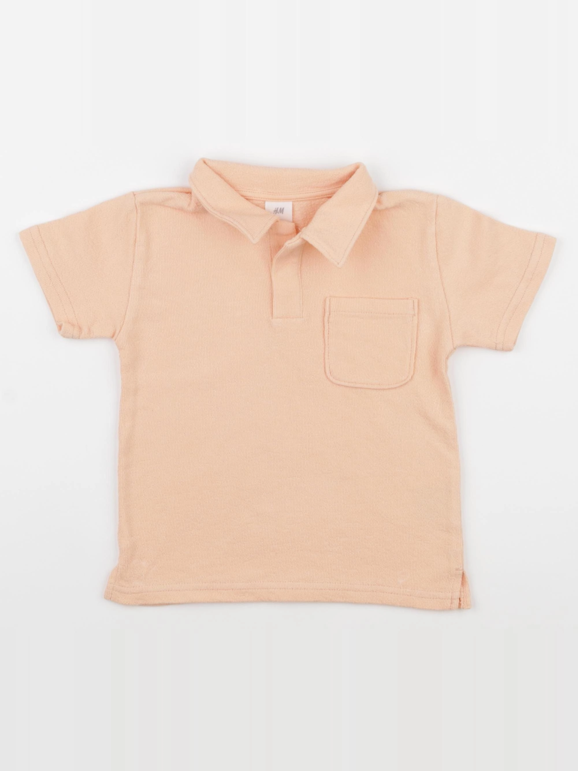 H&M - tee-shirt orange - 12/18 mois