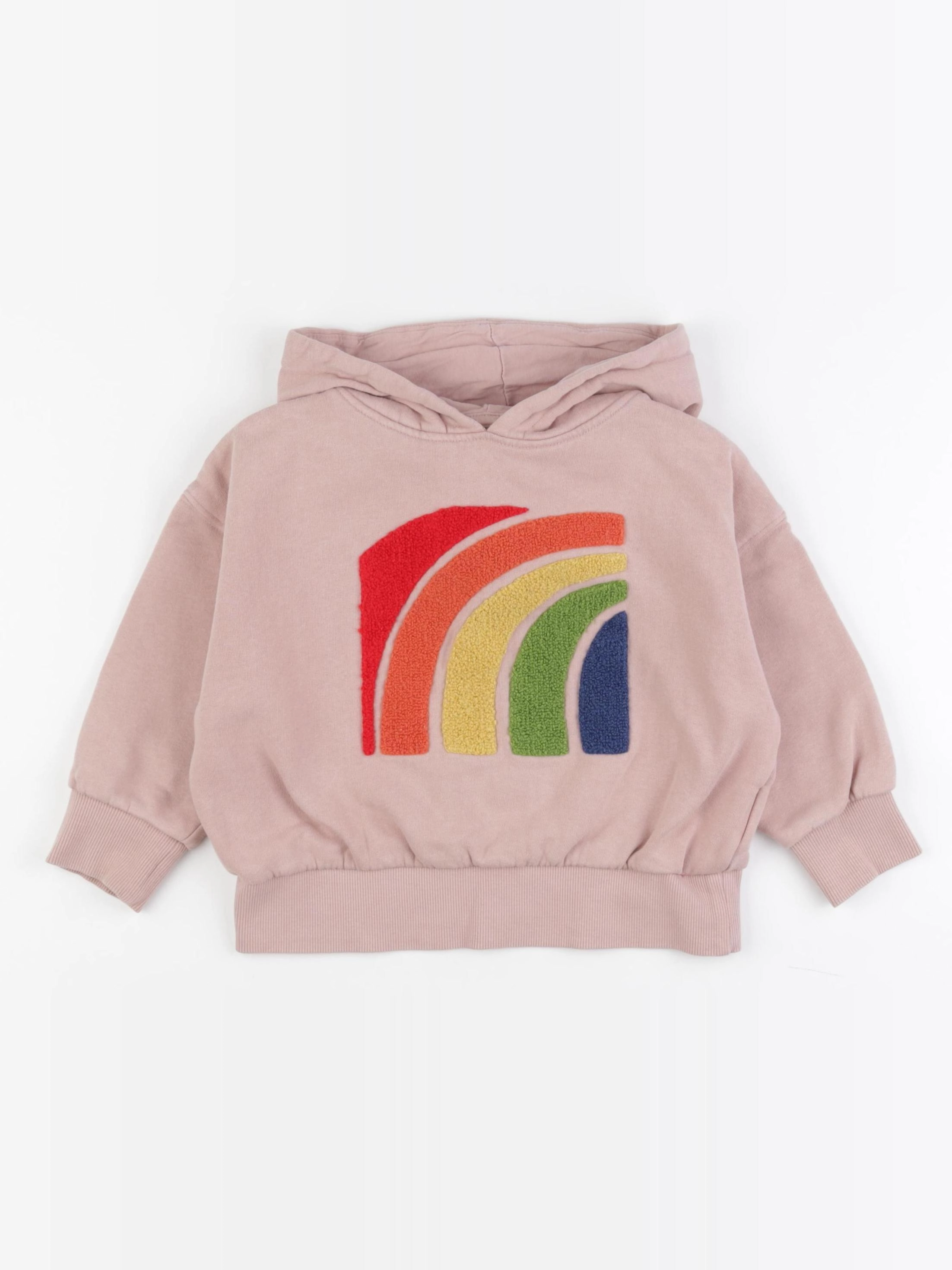 Monoprix - sweat rose - 4 ans