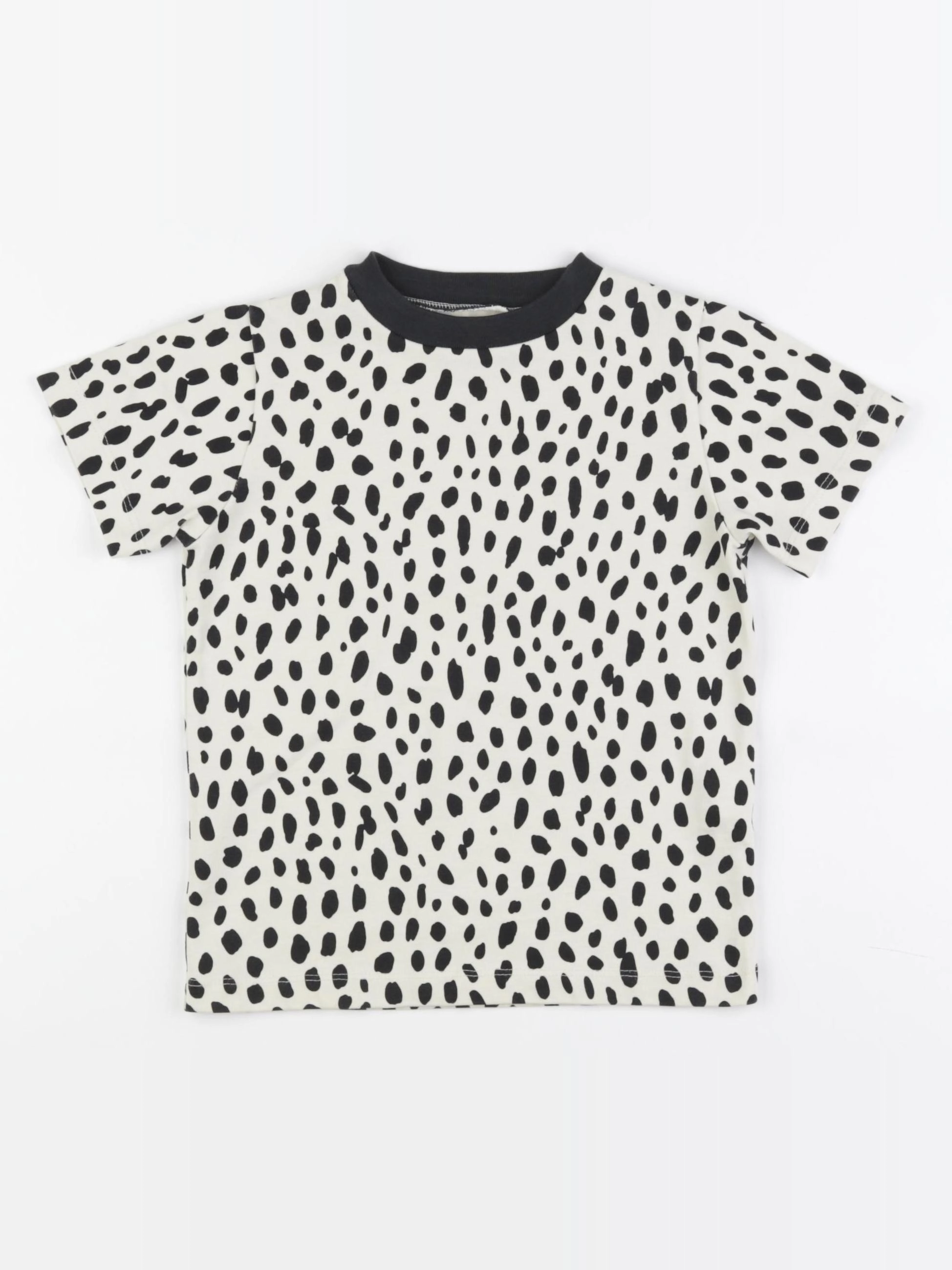 Monoprix - tee-shirt noir - 4 ans