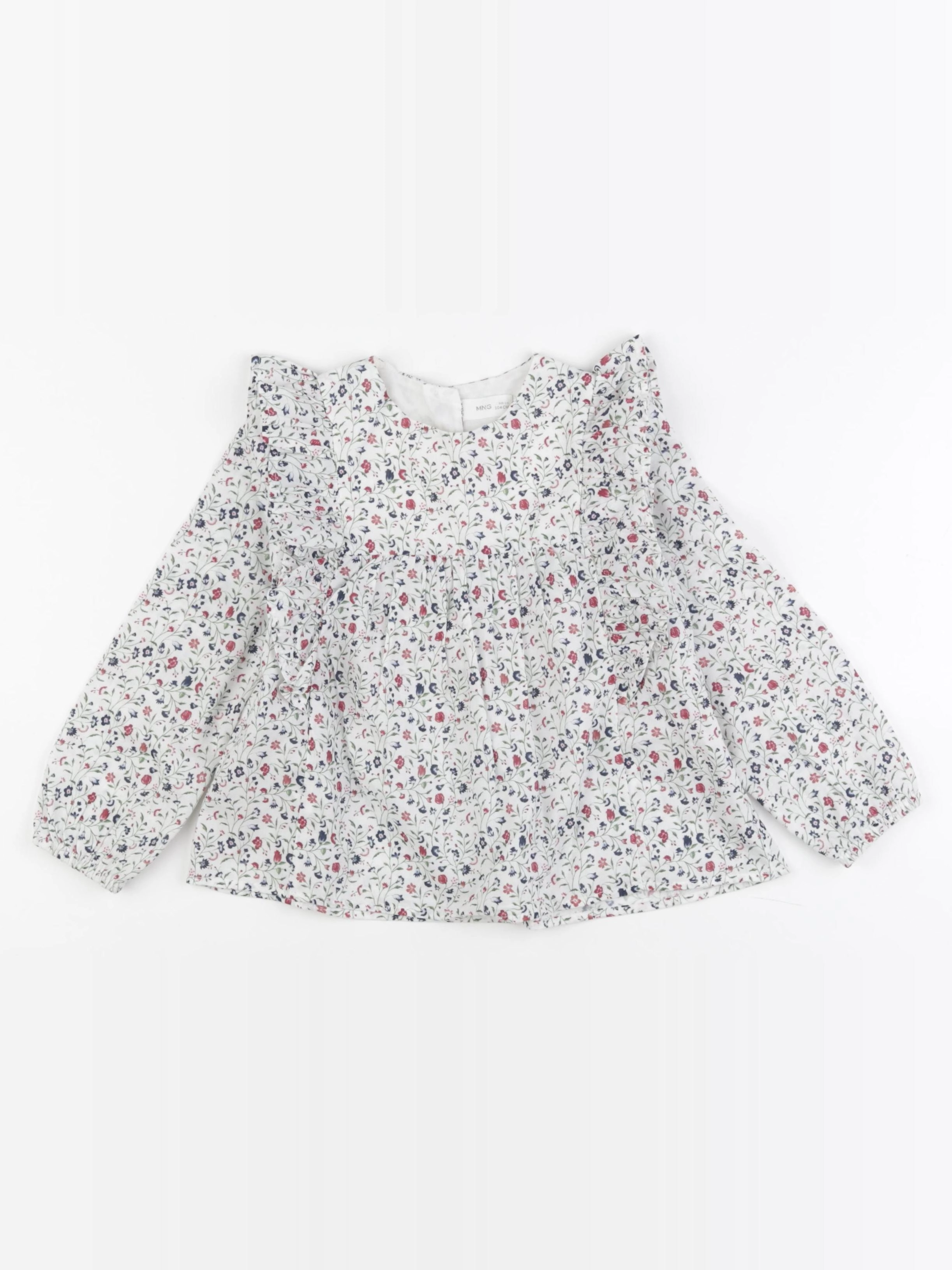 Mango - blouse blanc - 3/4 ans