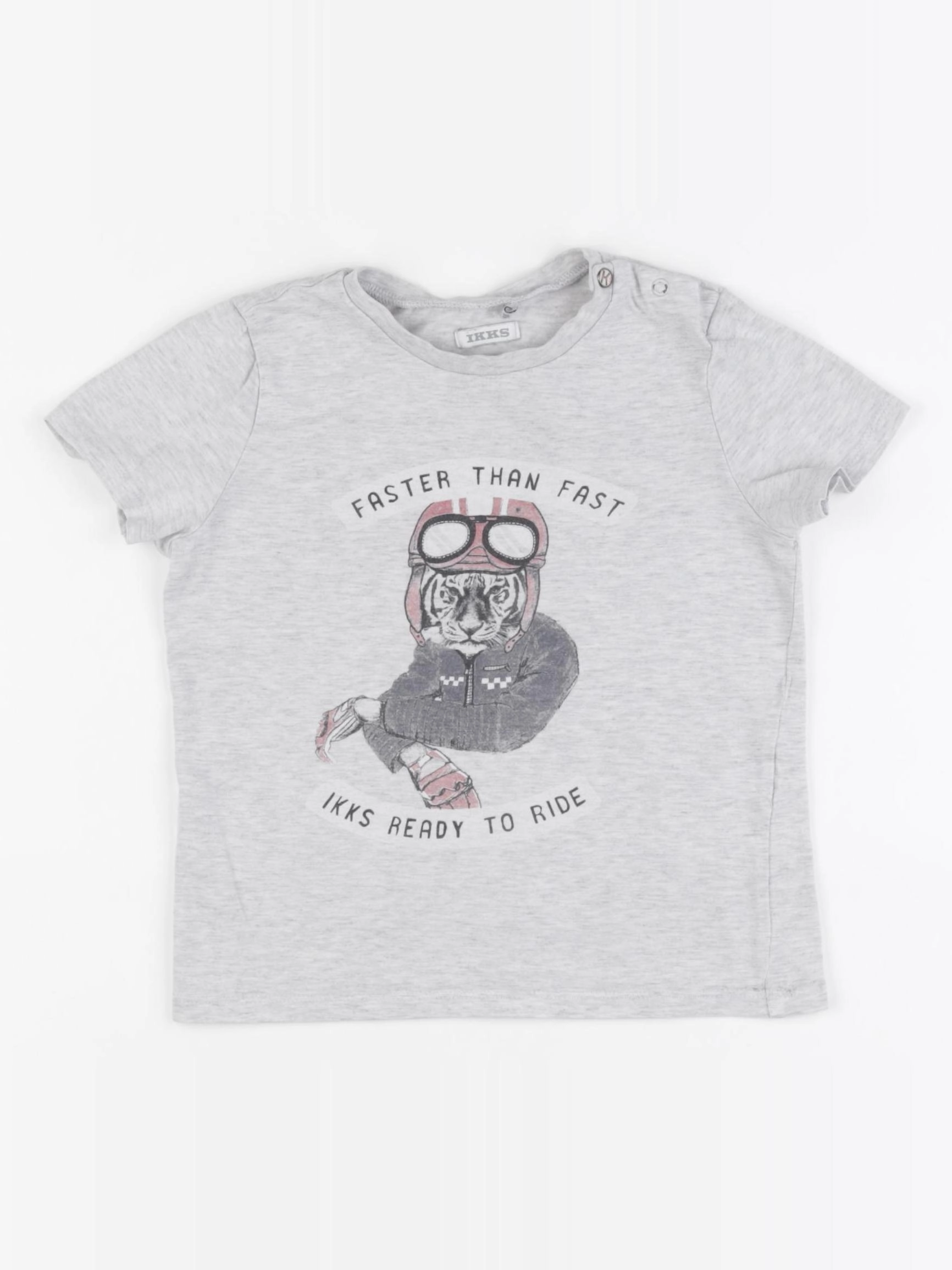 IKKS - tee-shirt gris - 3 ans
