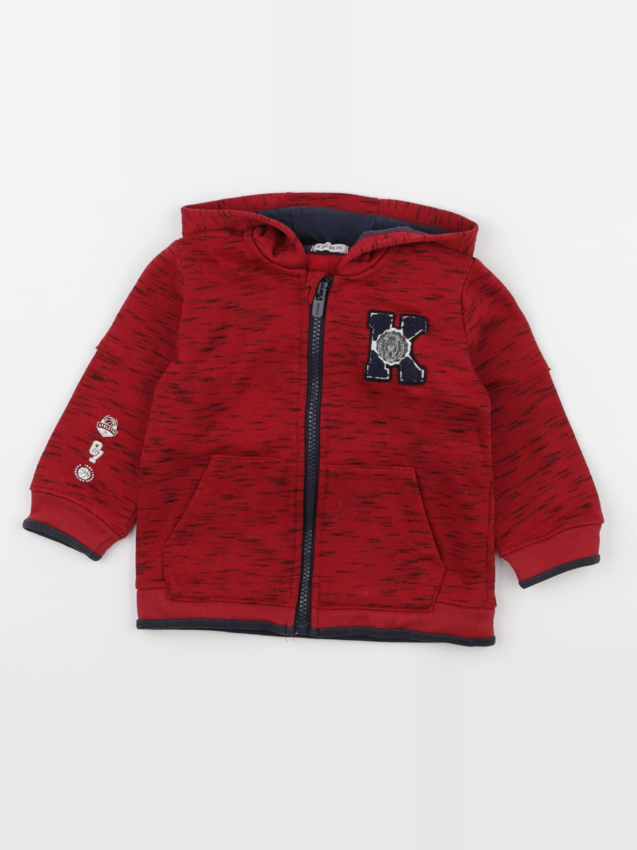 IKKS - gilet rouge - 18 mois