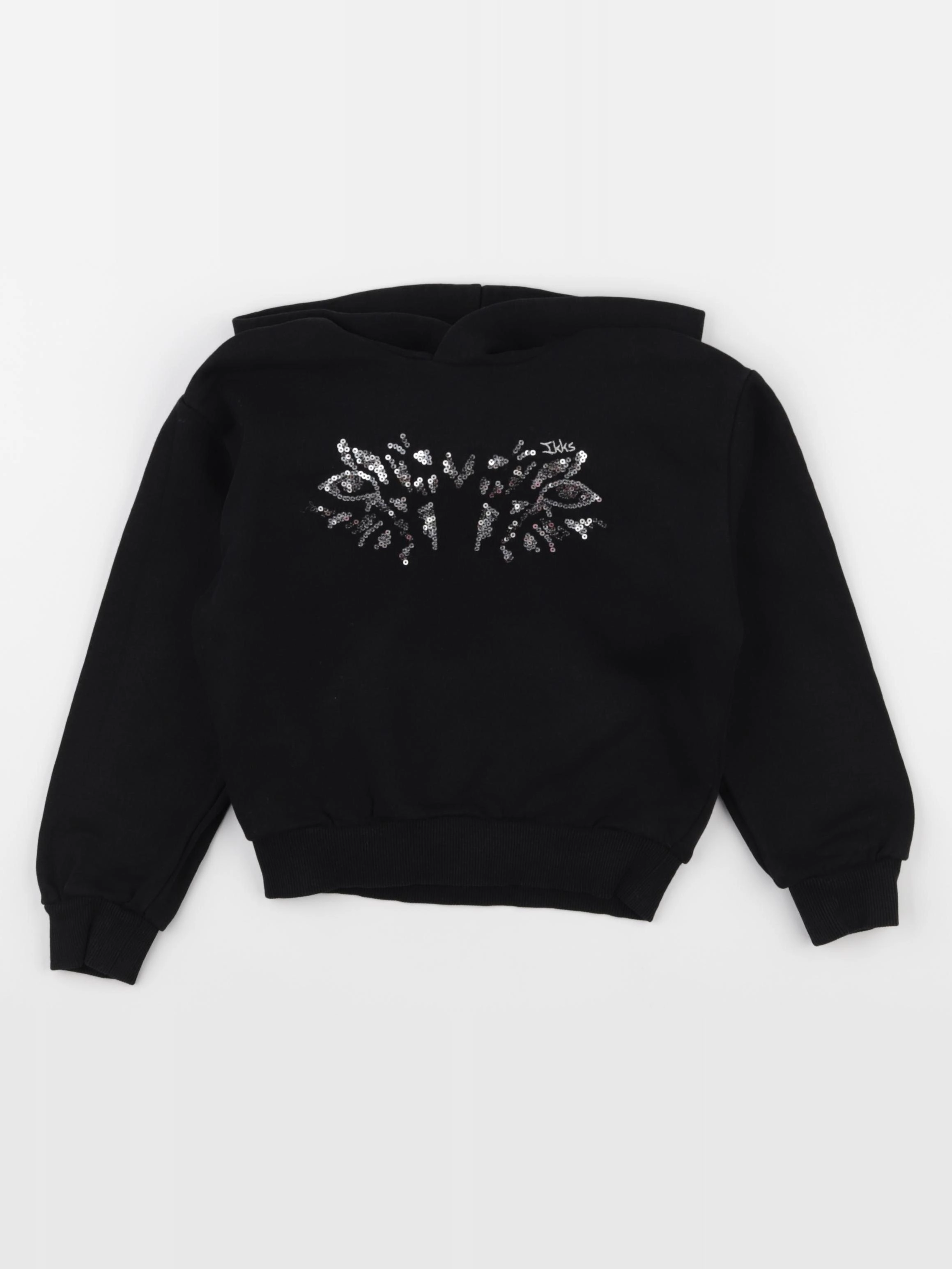 IKKS - sweat noir - 4 ans