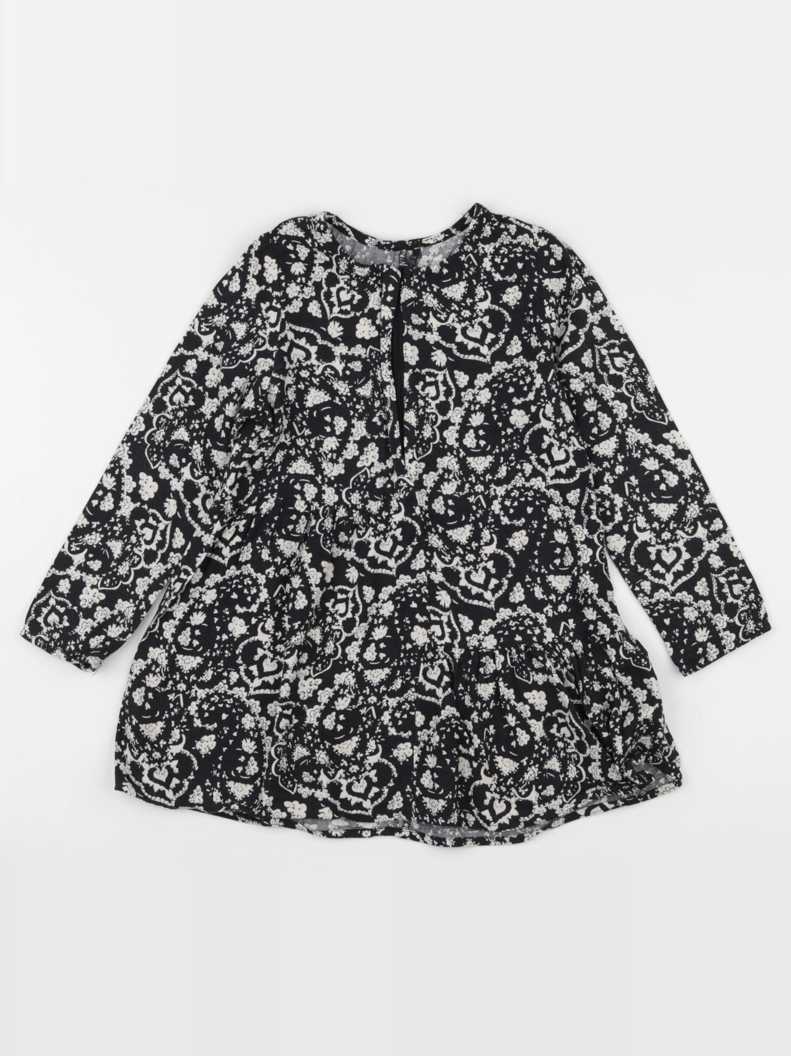 IKKS - robe noir, beige - 4 ans